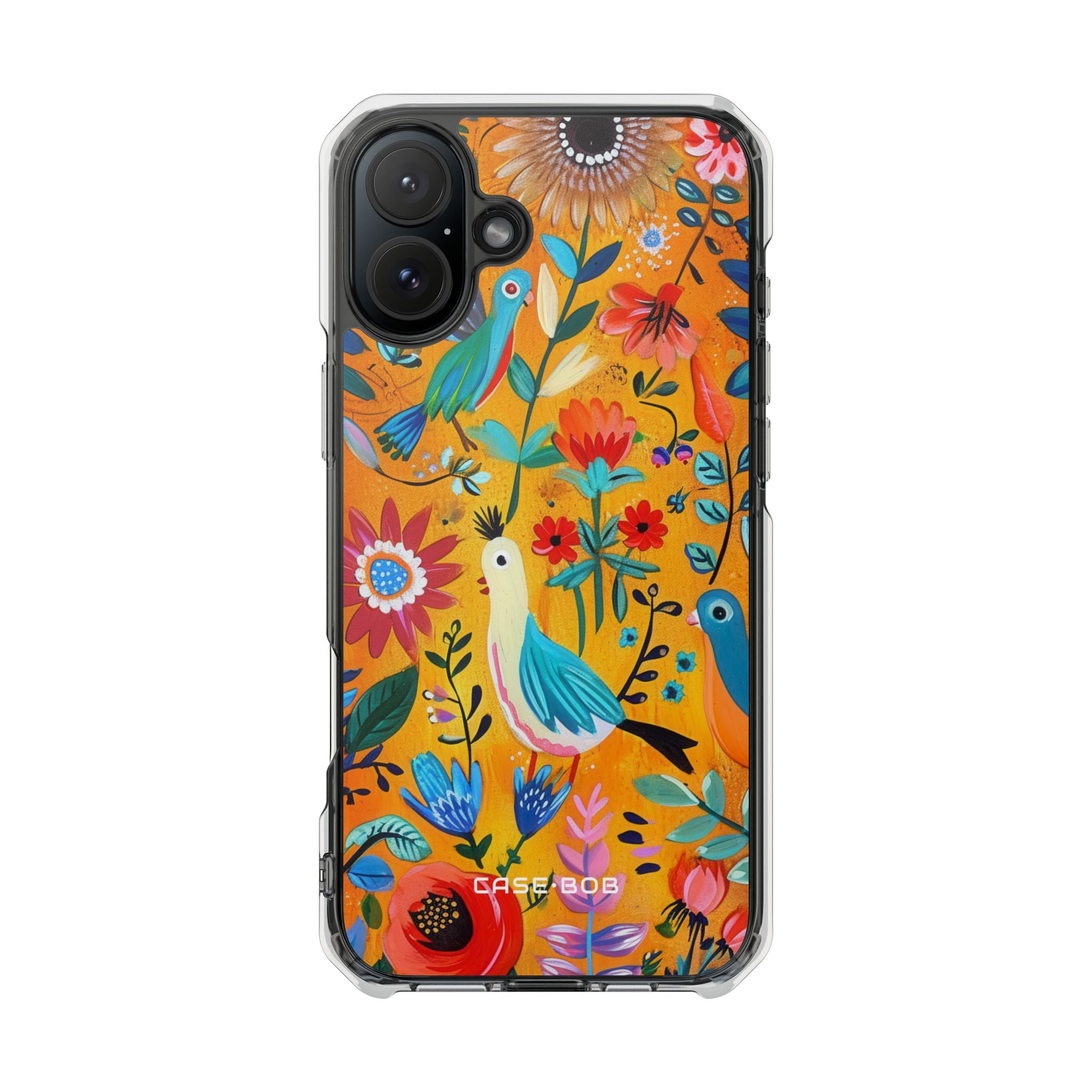 Colorful Birds Bloom iPhone 16 Plus Case - Impact
