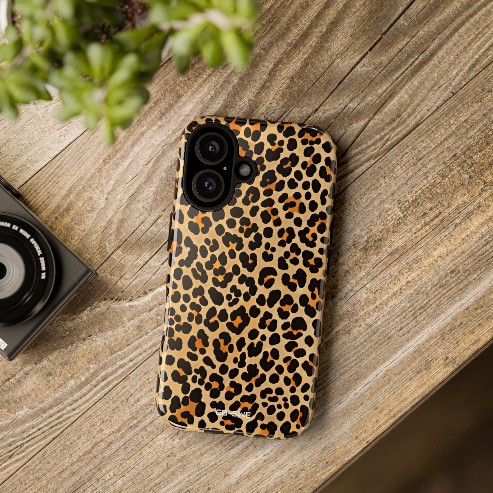 Leopard Print Elegance - iPhone Case