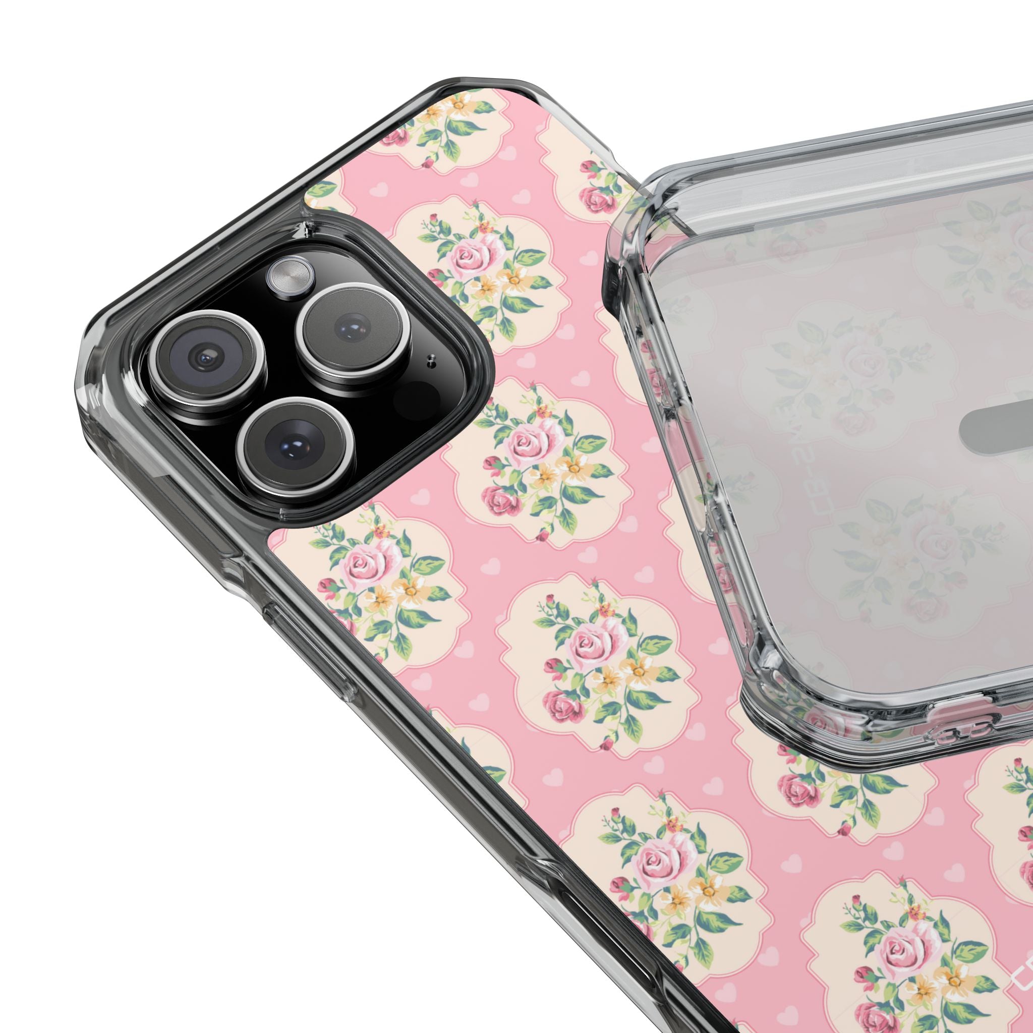 Vintage Floral Romance iPhone Case - Impact