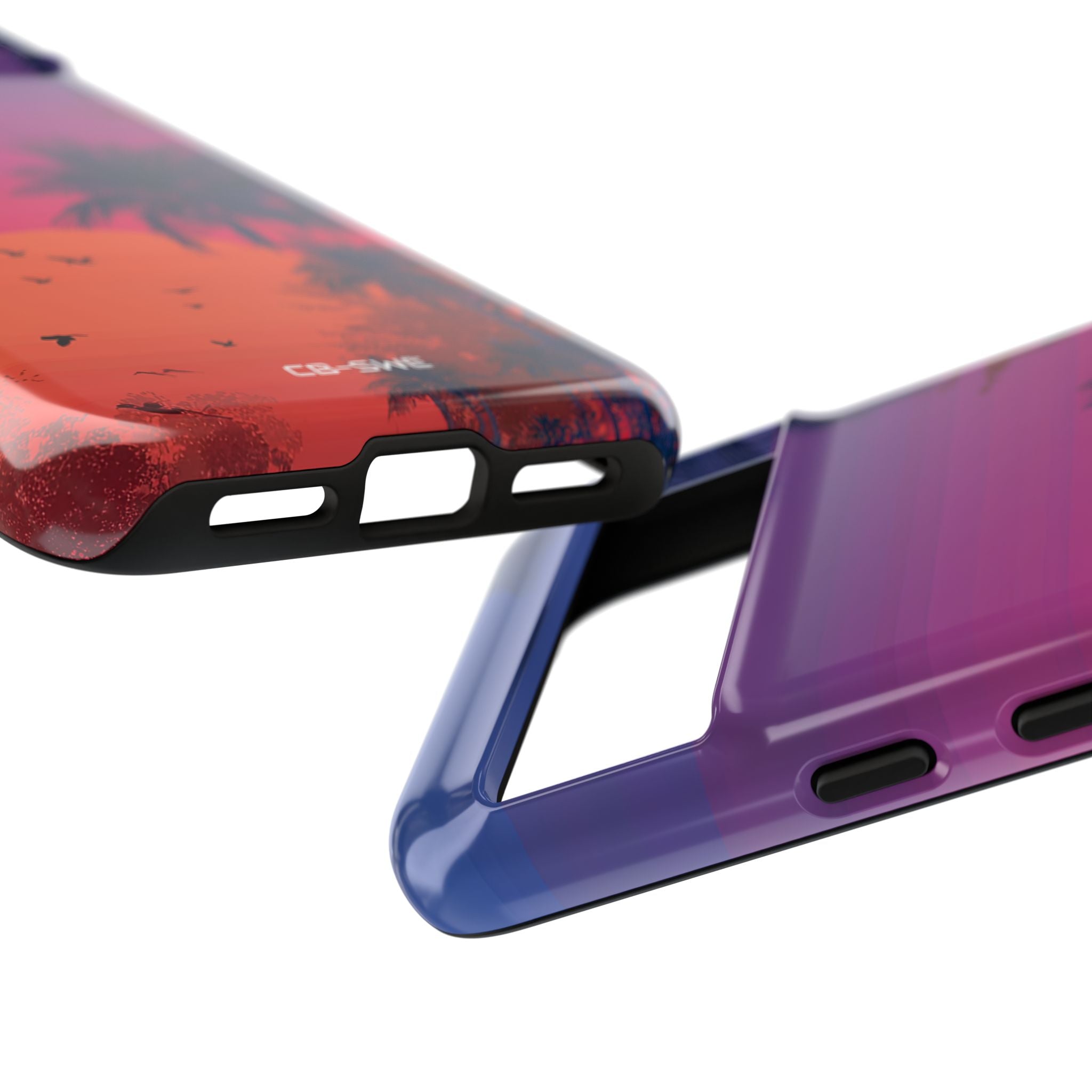 Tropical Sunset Silhouettes - Google Pixel Case