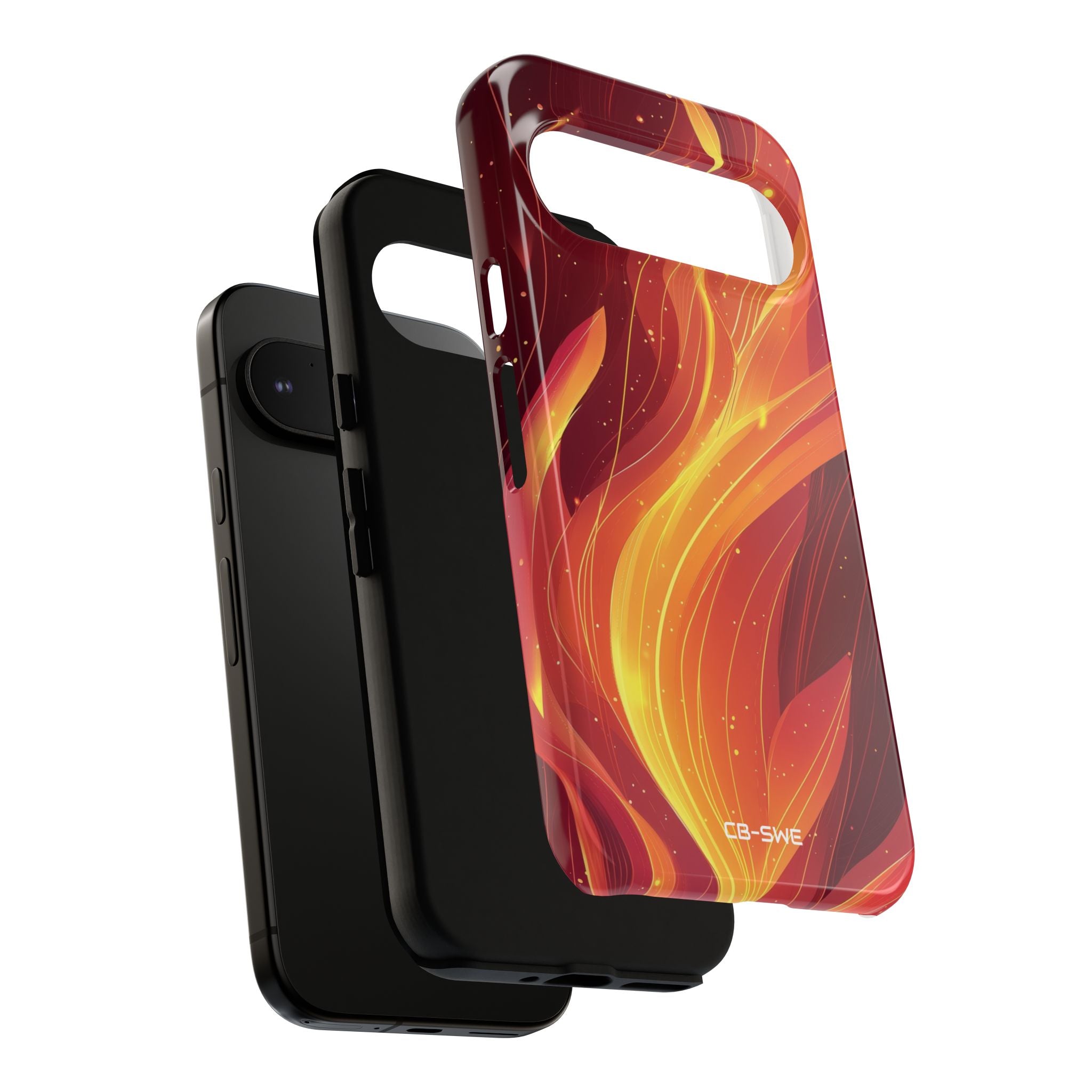 Flames Dance Upward - Google Pixel Case