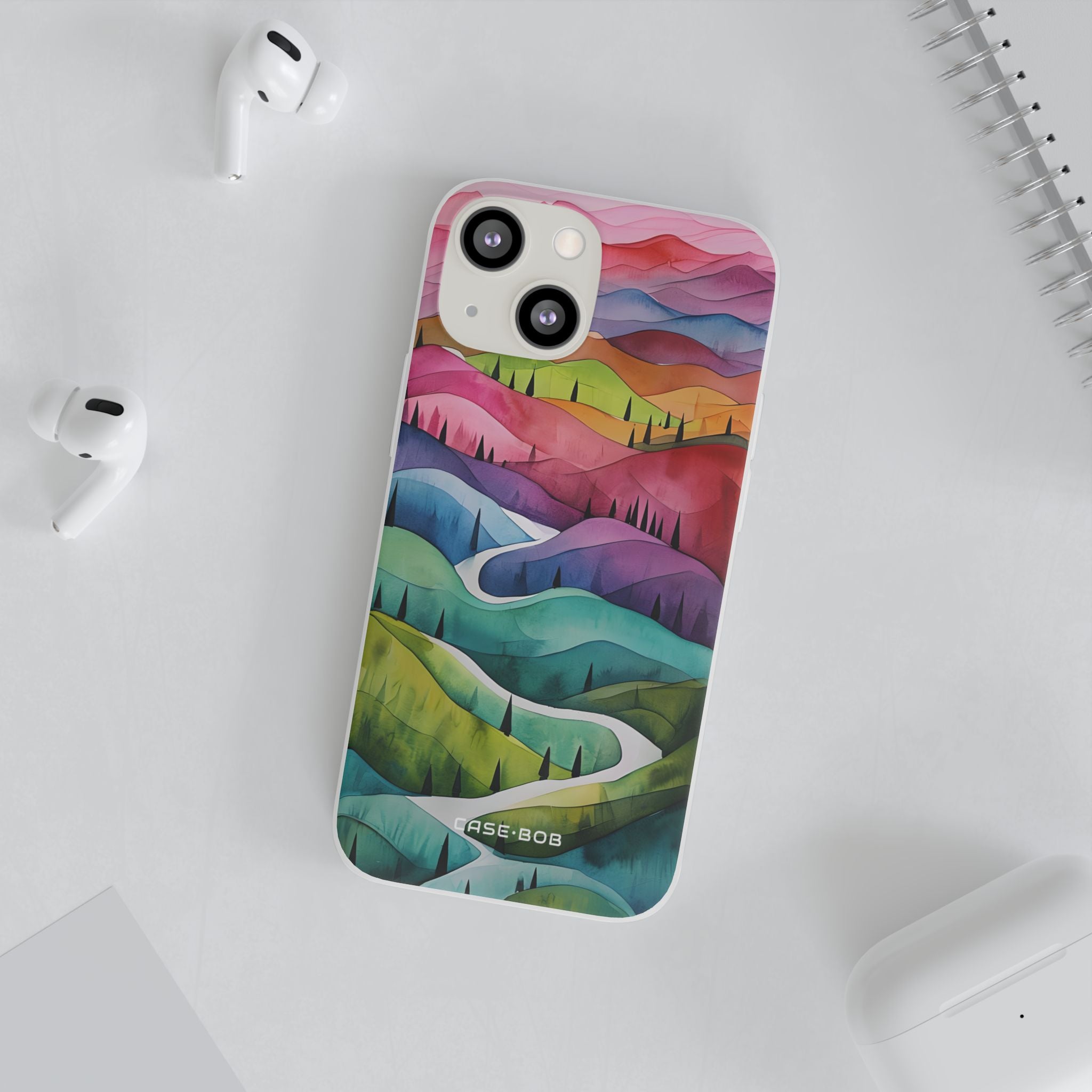 Winding Verdure iPhone 13 mini Case - Soft