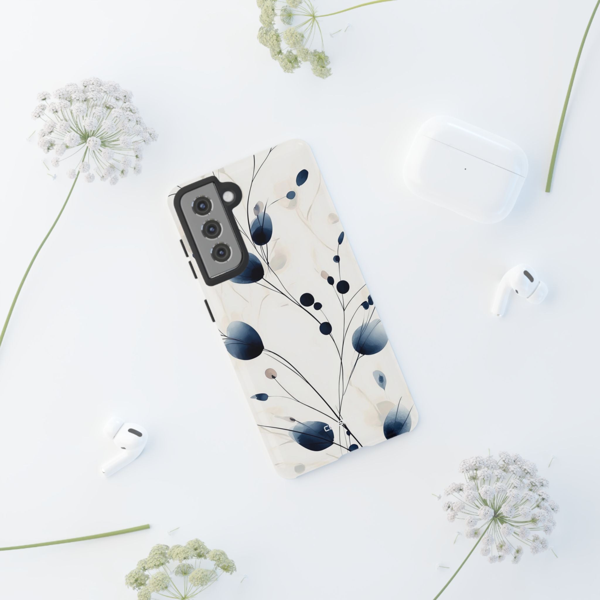 Floral Harmony Blue - Samsung Case