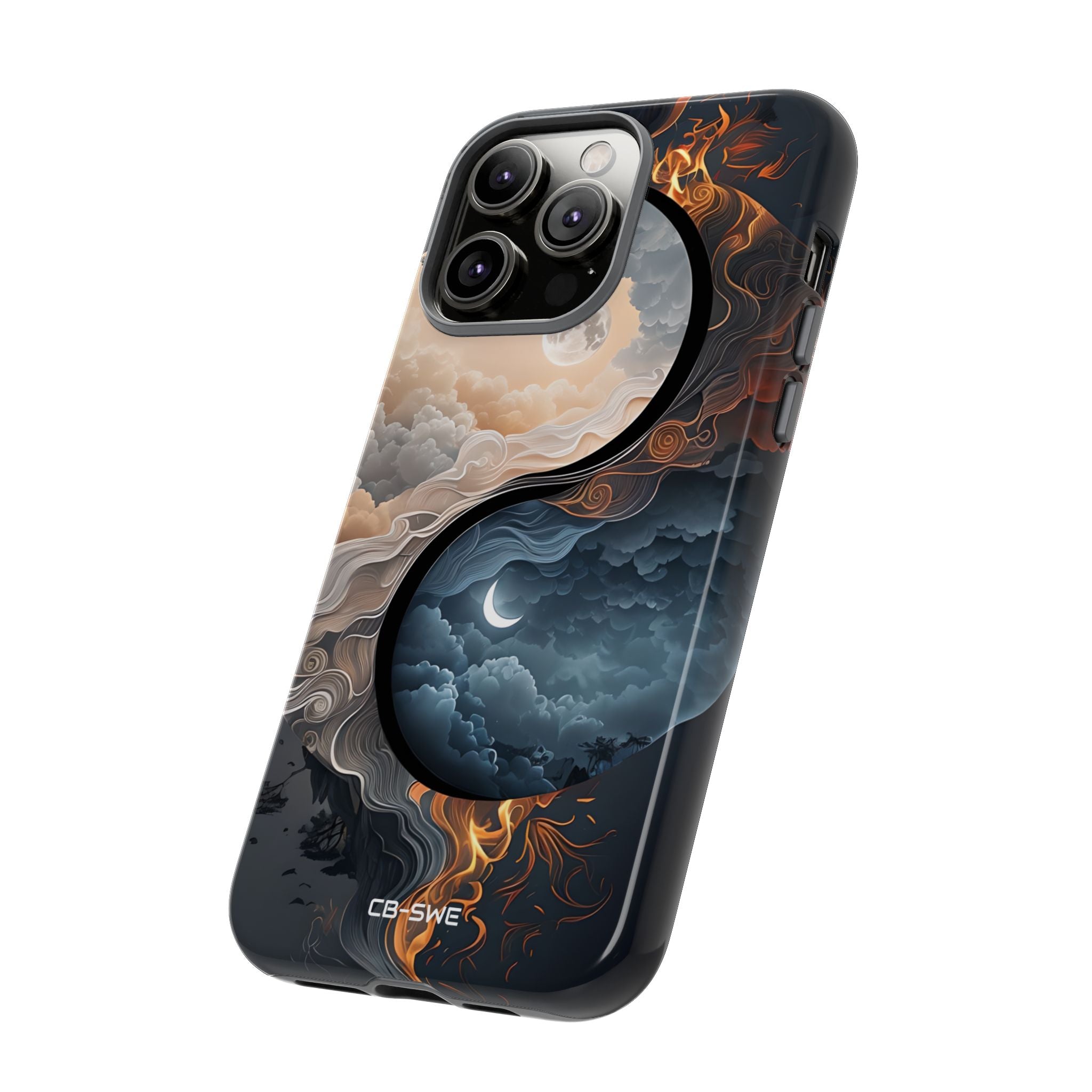 Moonlit Elemental Harmony - iPhone Case
