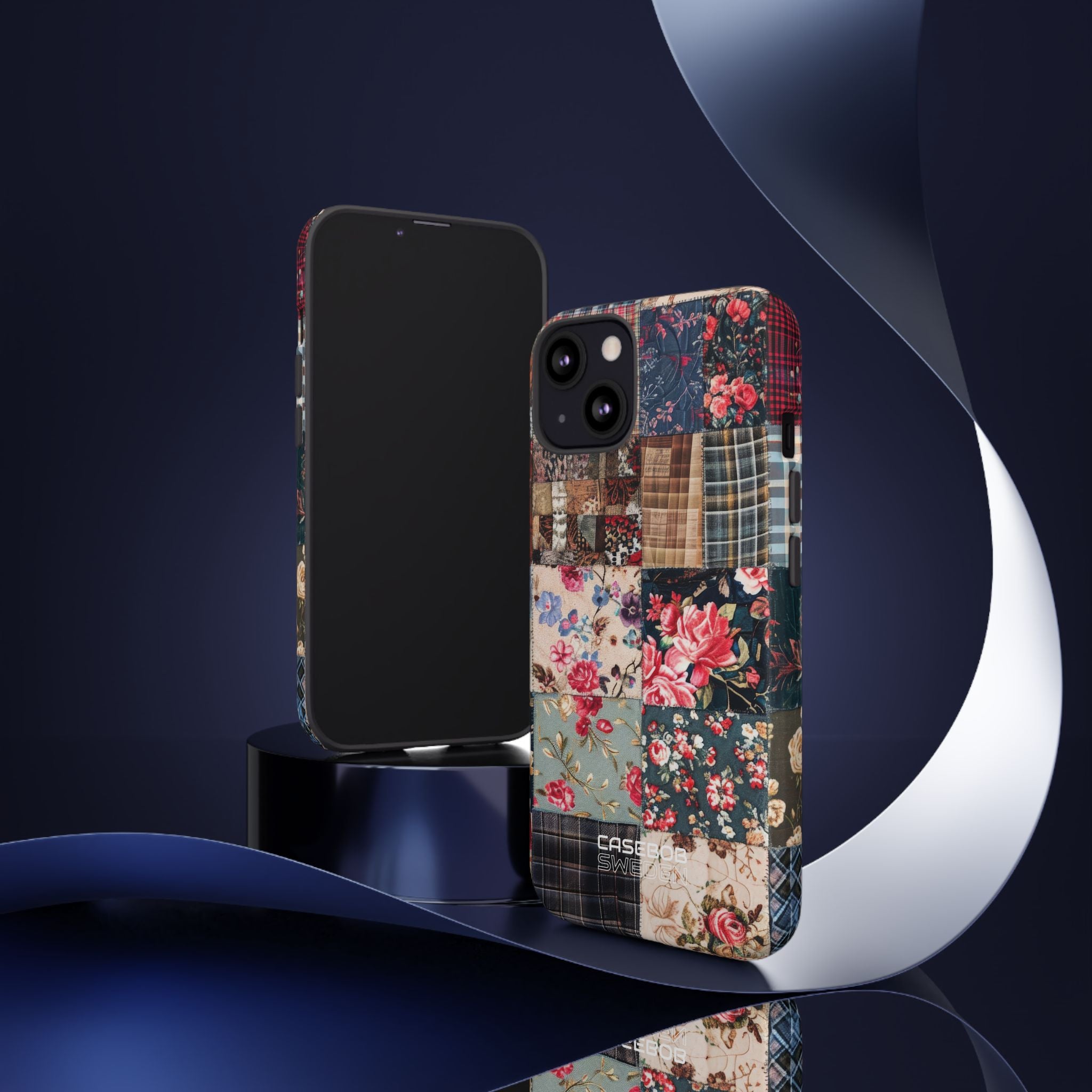 Patchwork Floral Quilt iPhone 13 - Tough