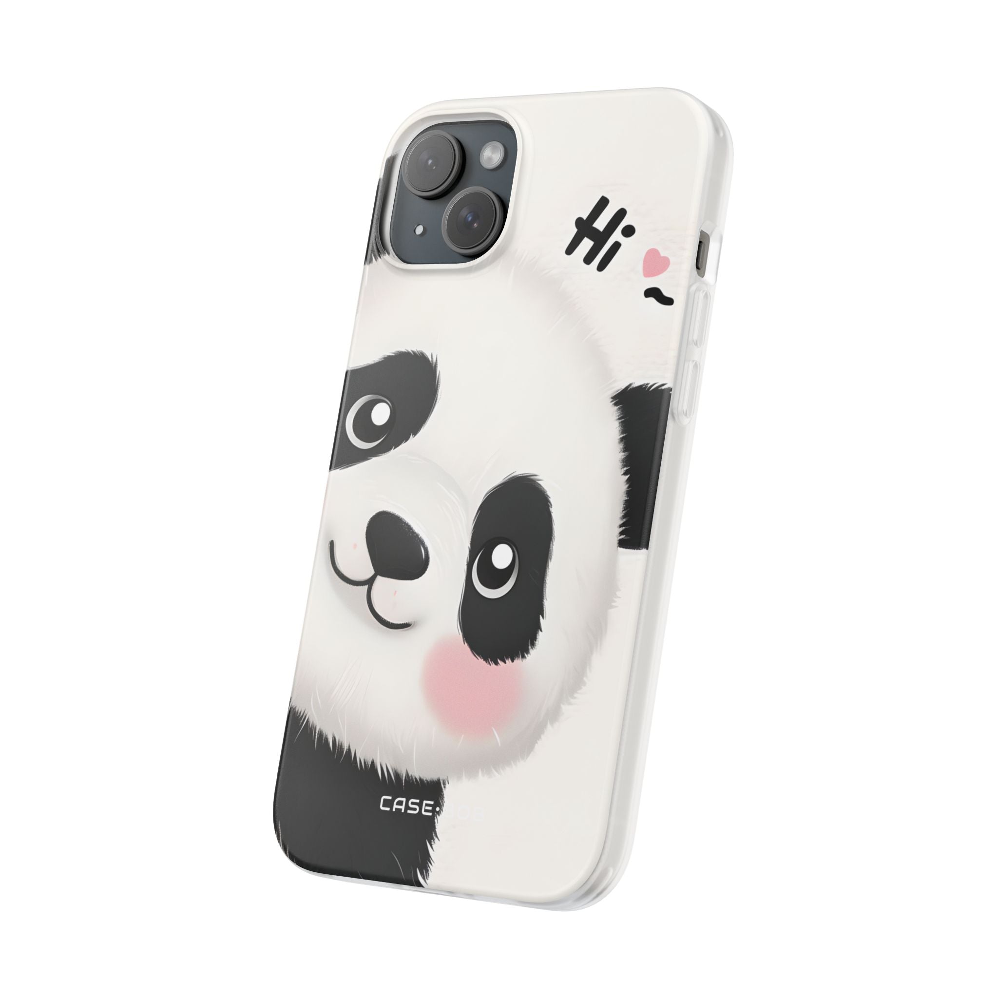 Panda Glow iPhone 15 Plus Case - Soft