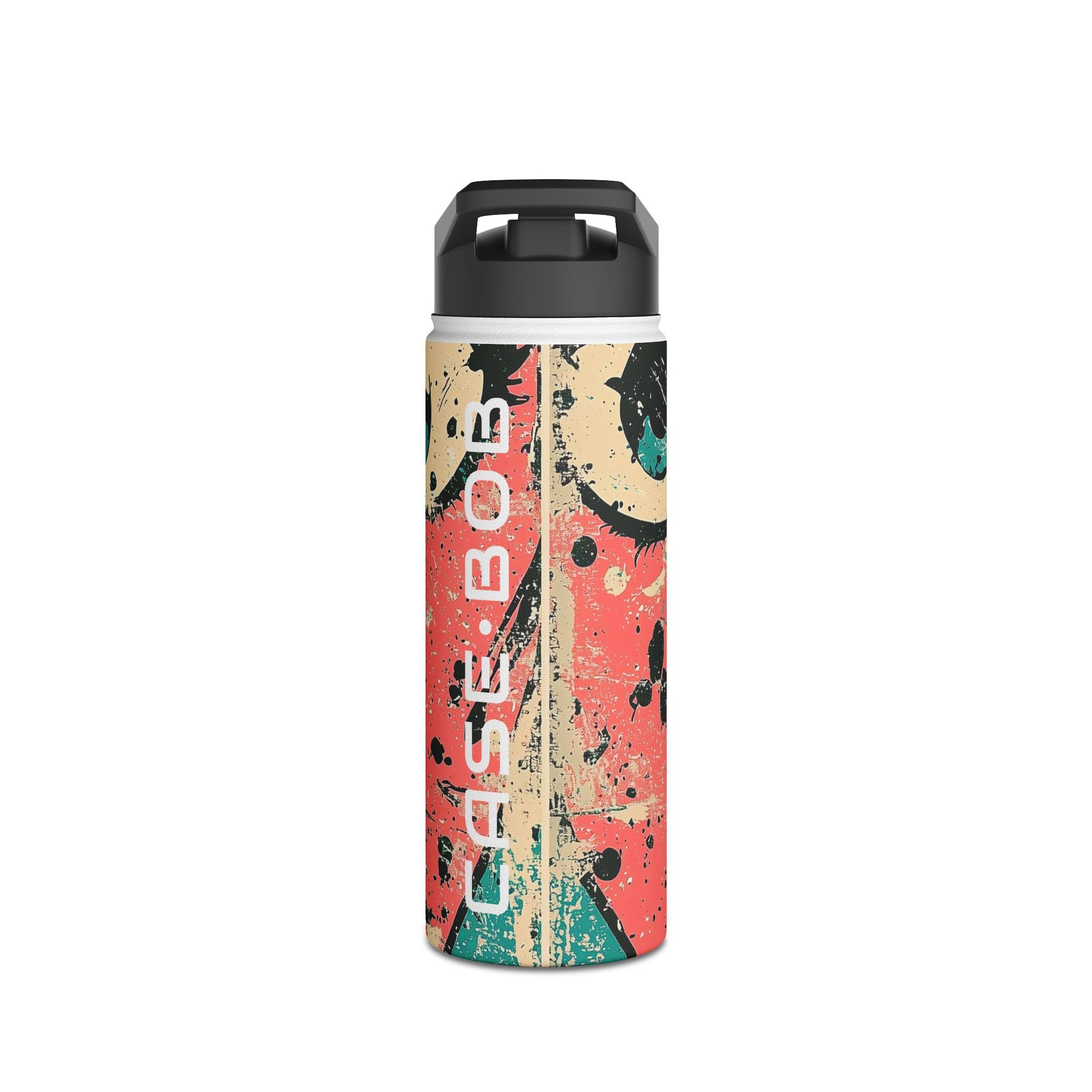 Shouting Face Burst - Stainless Steel Water Bottle