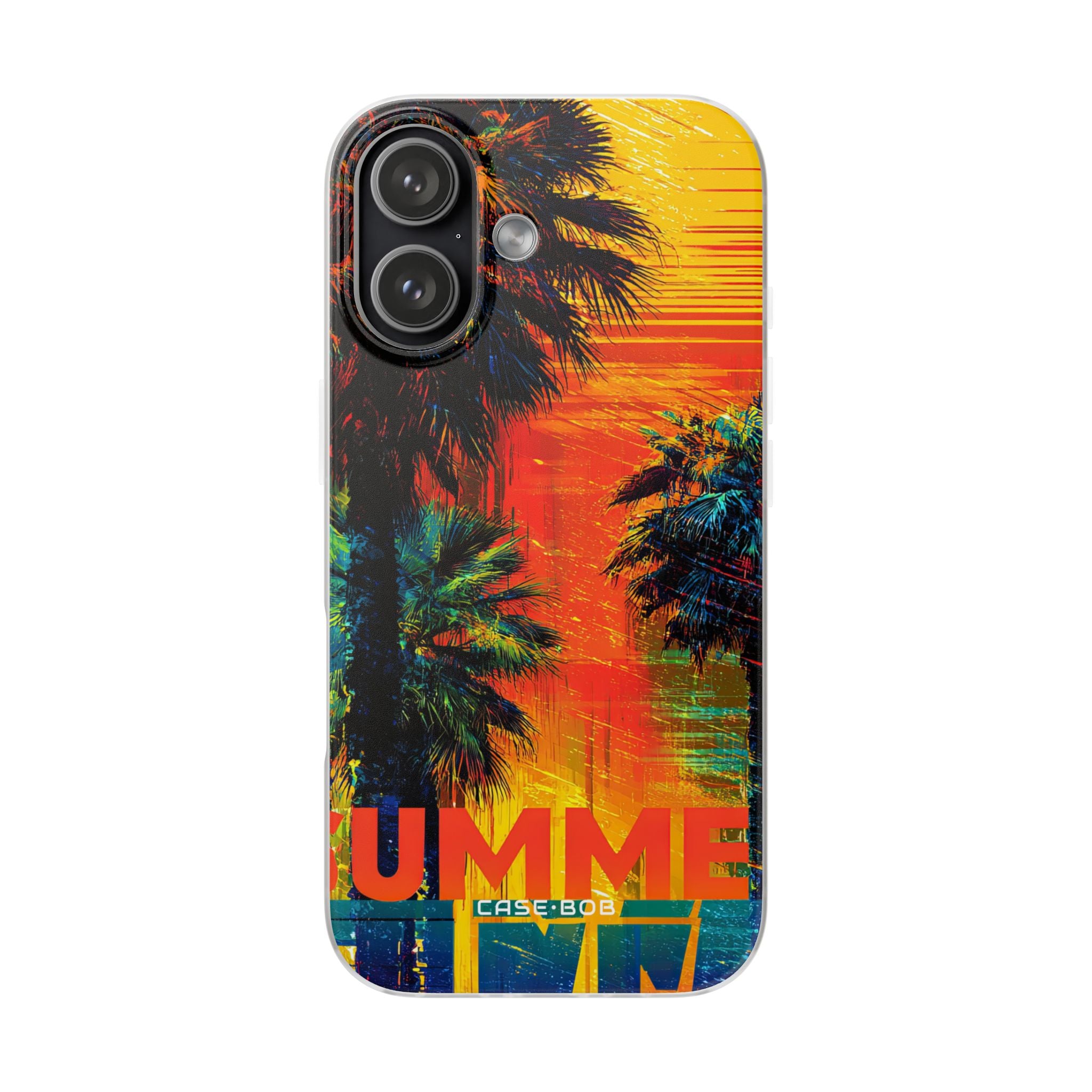Tropical Sunburst iPhone 17 Case - Soft