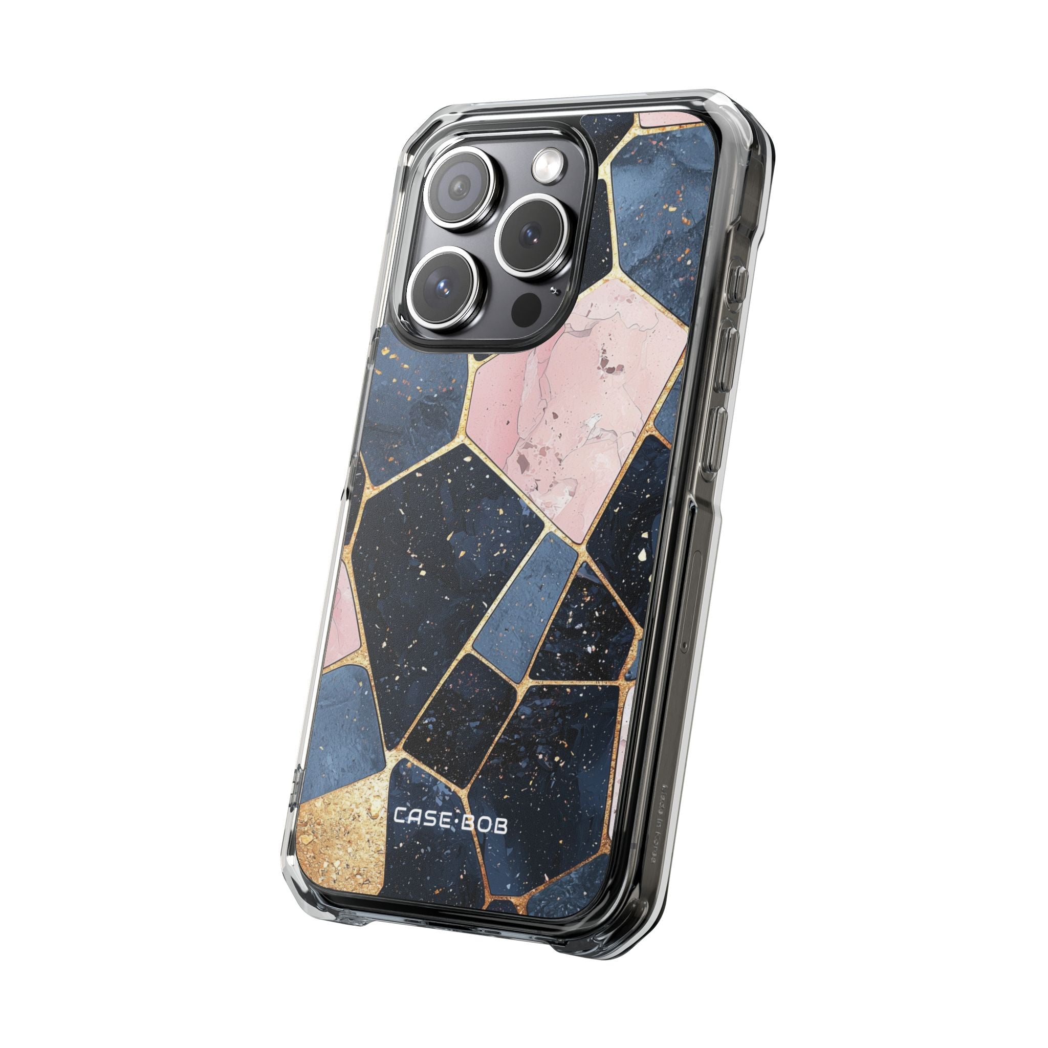 Golden Mosaic iPhone 15 Pro Case - Impact