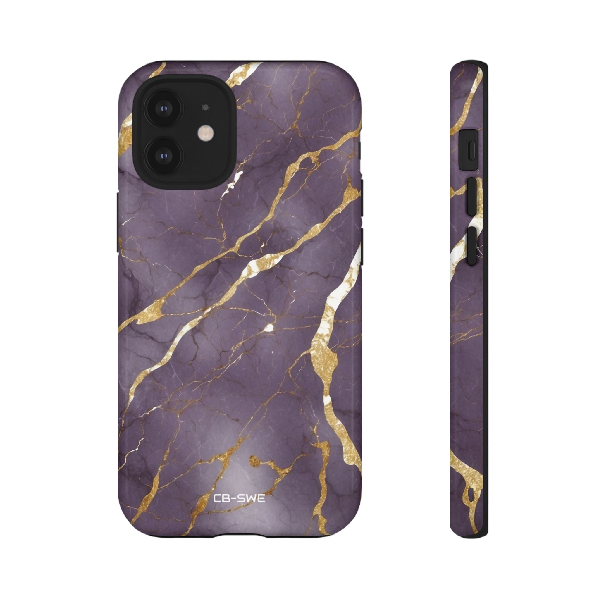 Golden Veins Flowing - iPhone Case