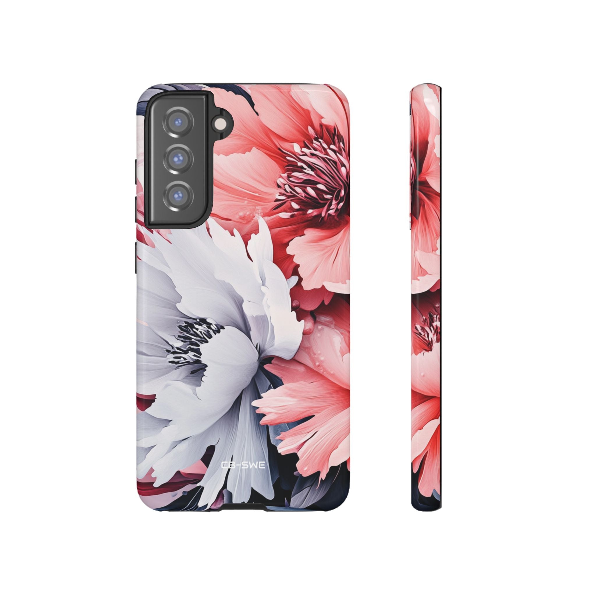 Digital Floral Elegance - Samsung Case