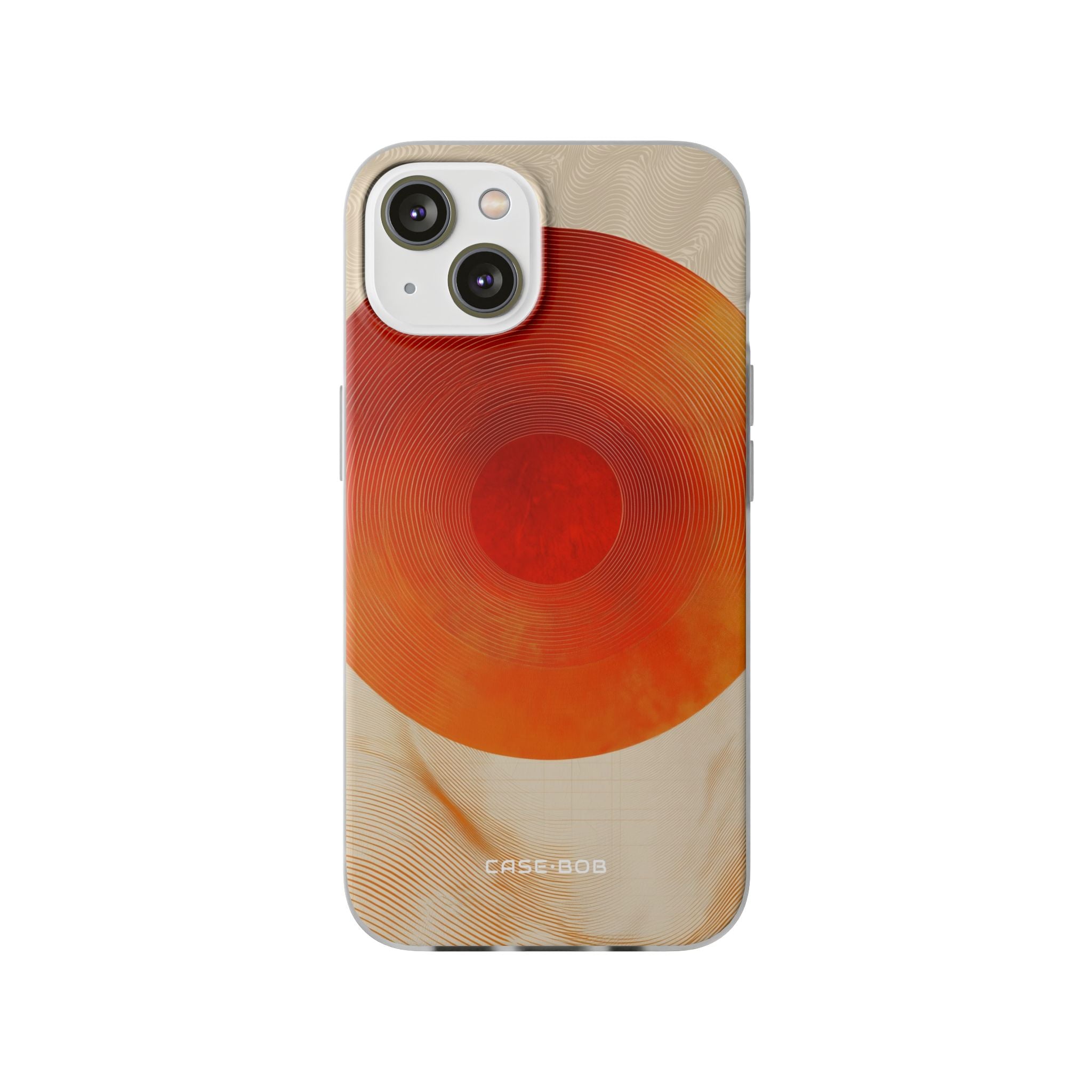 Sunburst Swirl iPhone 14 Case - Soft