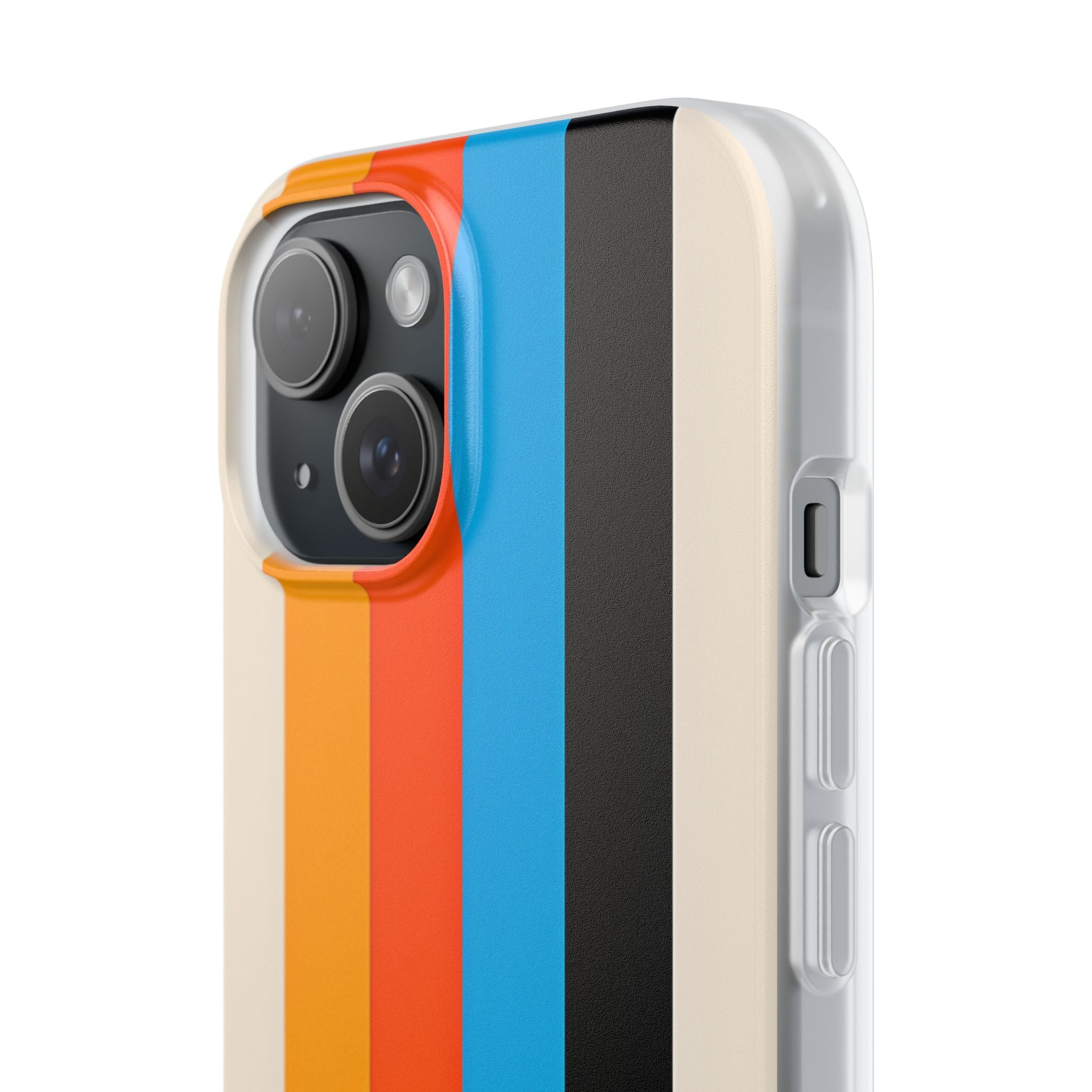 Vivid Stripe Harmony iPhone 15 Case - Soft