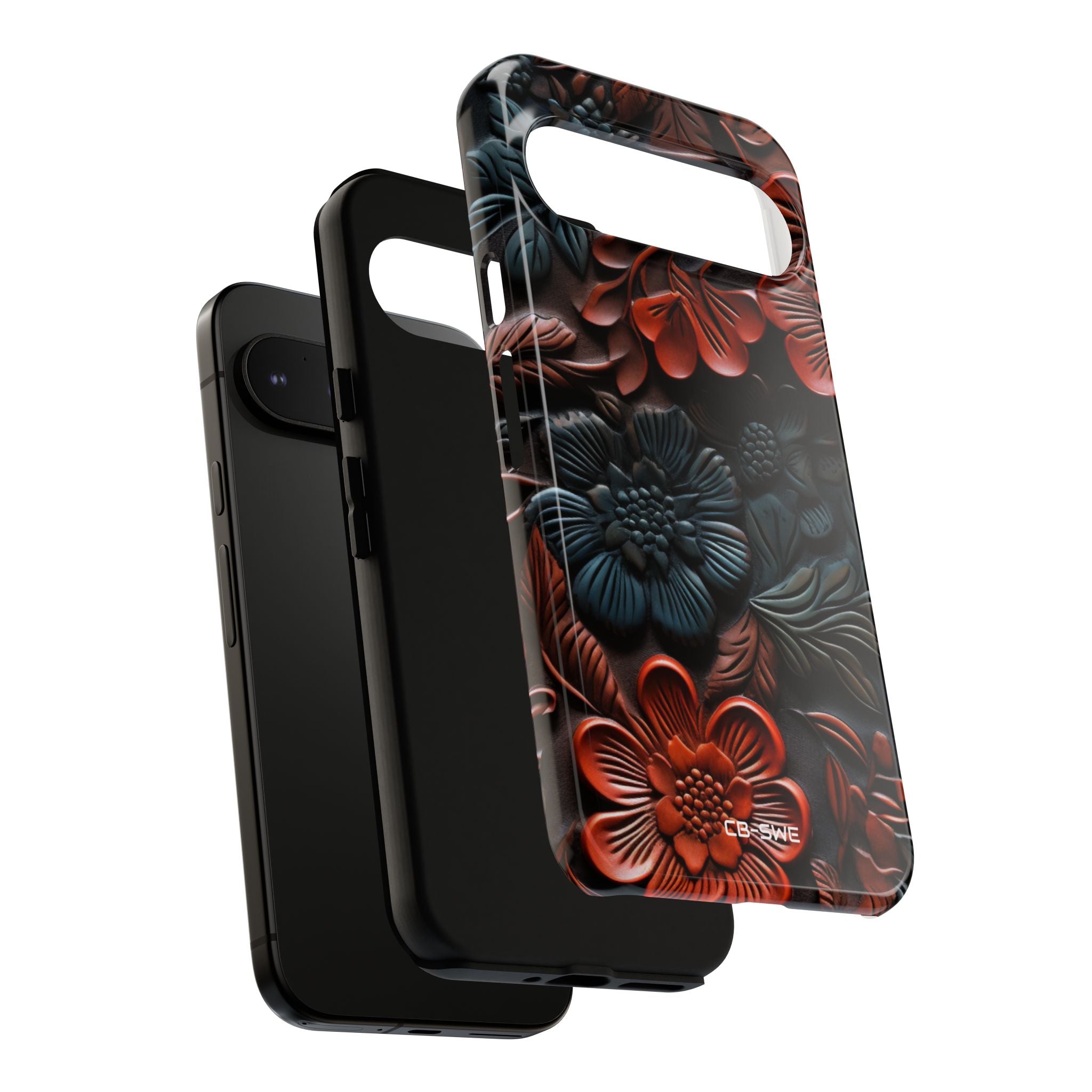 Sculpted Floral Elegance - Google Pixel Case