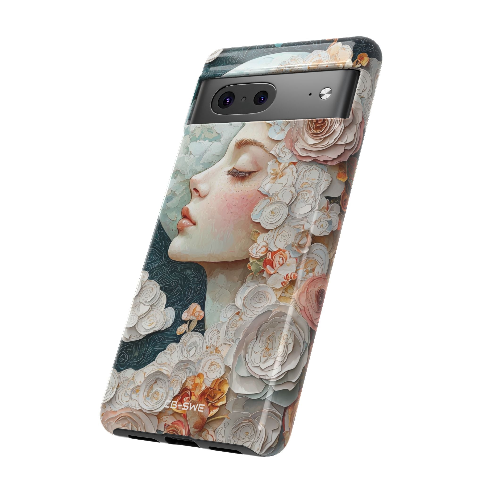 Moon Embraces Flowers - Google Pixel Case