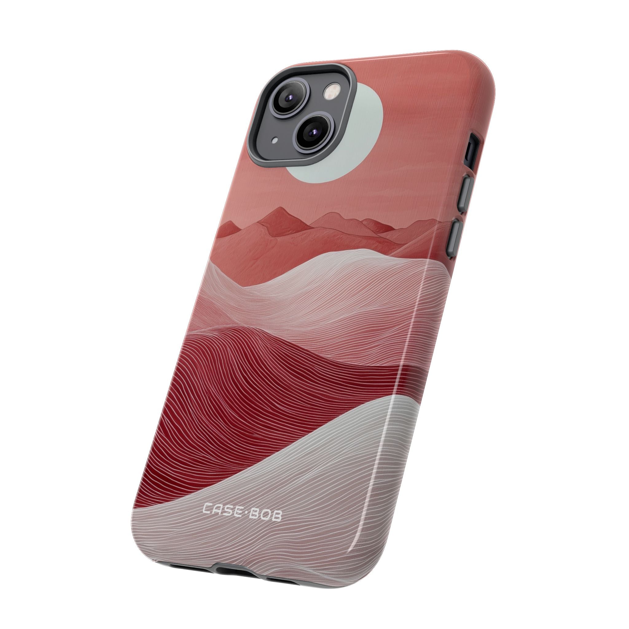 White Orb Dunes iPhone 14 Plus Case - Tough