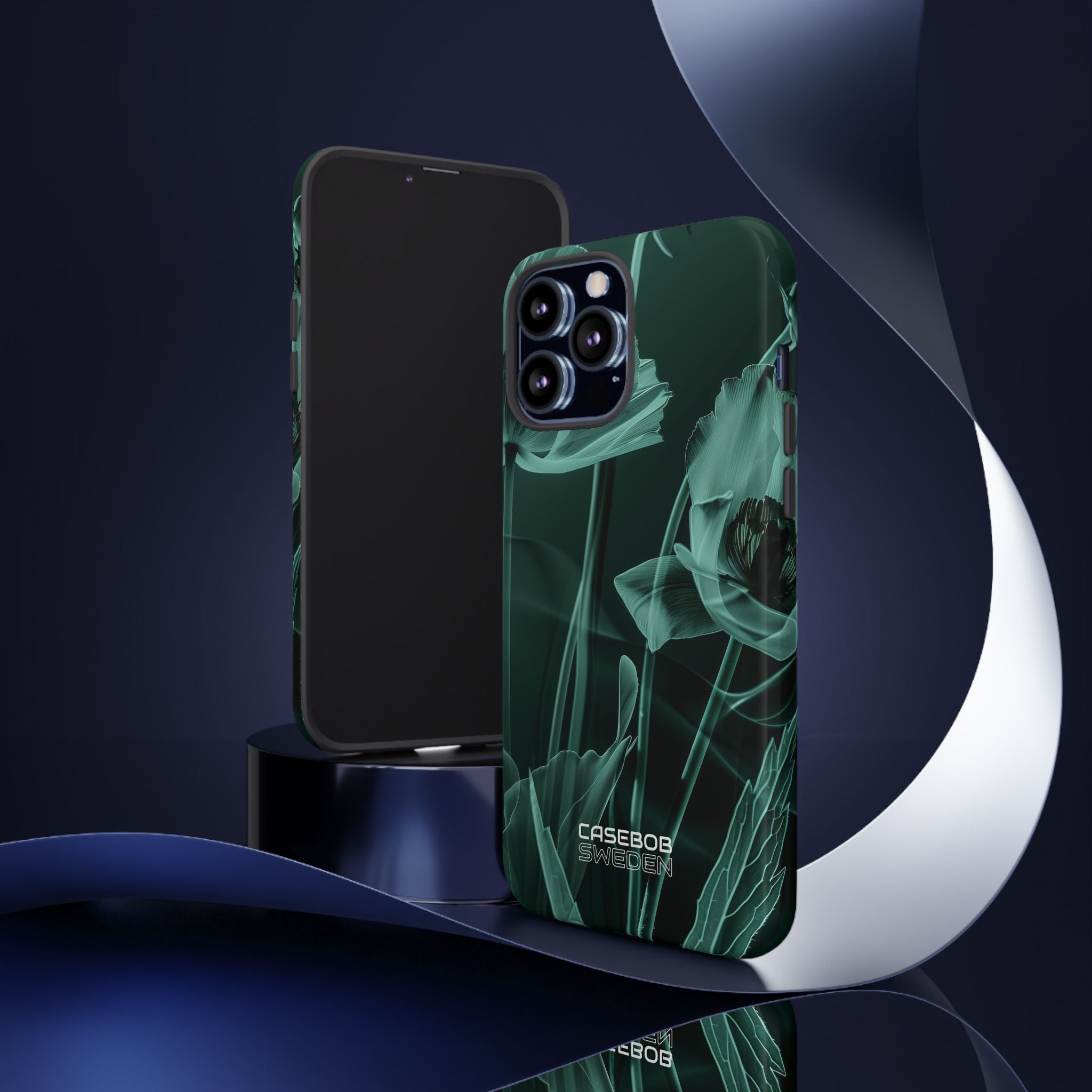 Teal Bloom Radiance iPhone 13 - Tough