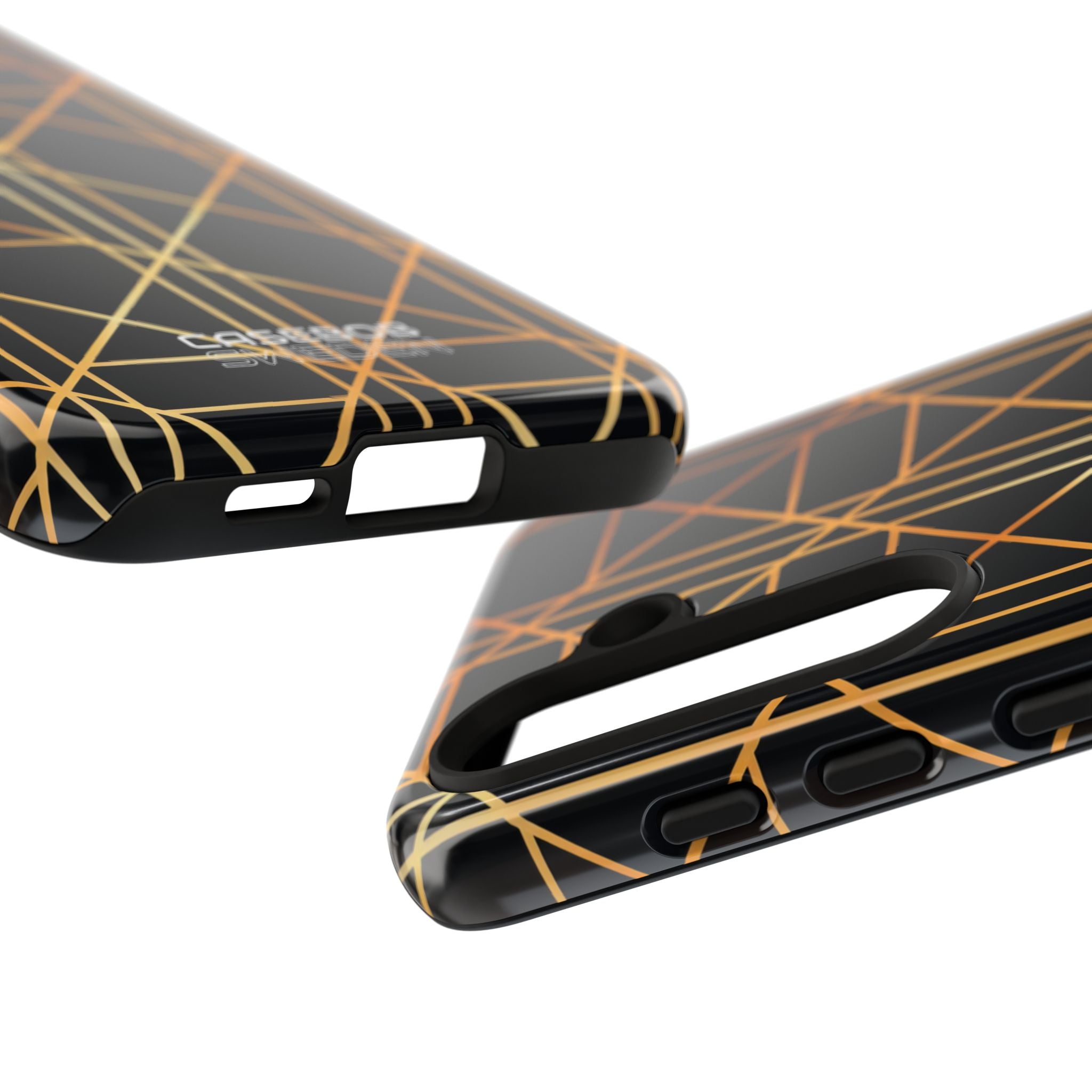 Golden Geometric Elegance Samsung S24 - Tough