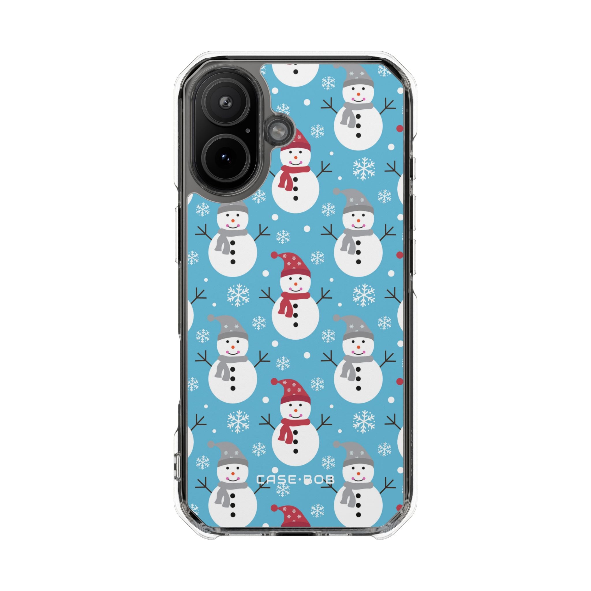 Snowmen Parade iPhone 17 Cover - Impact