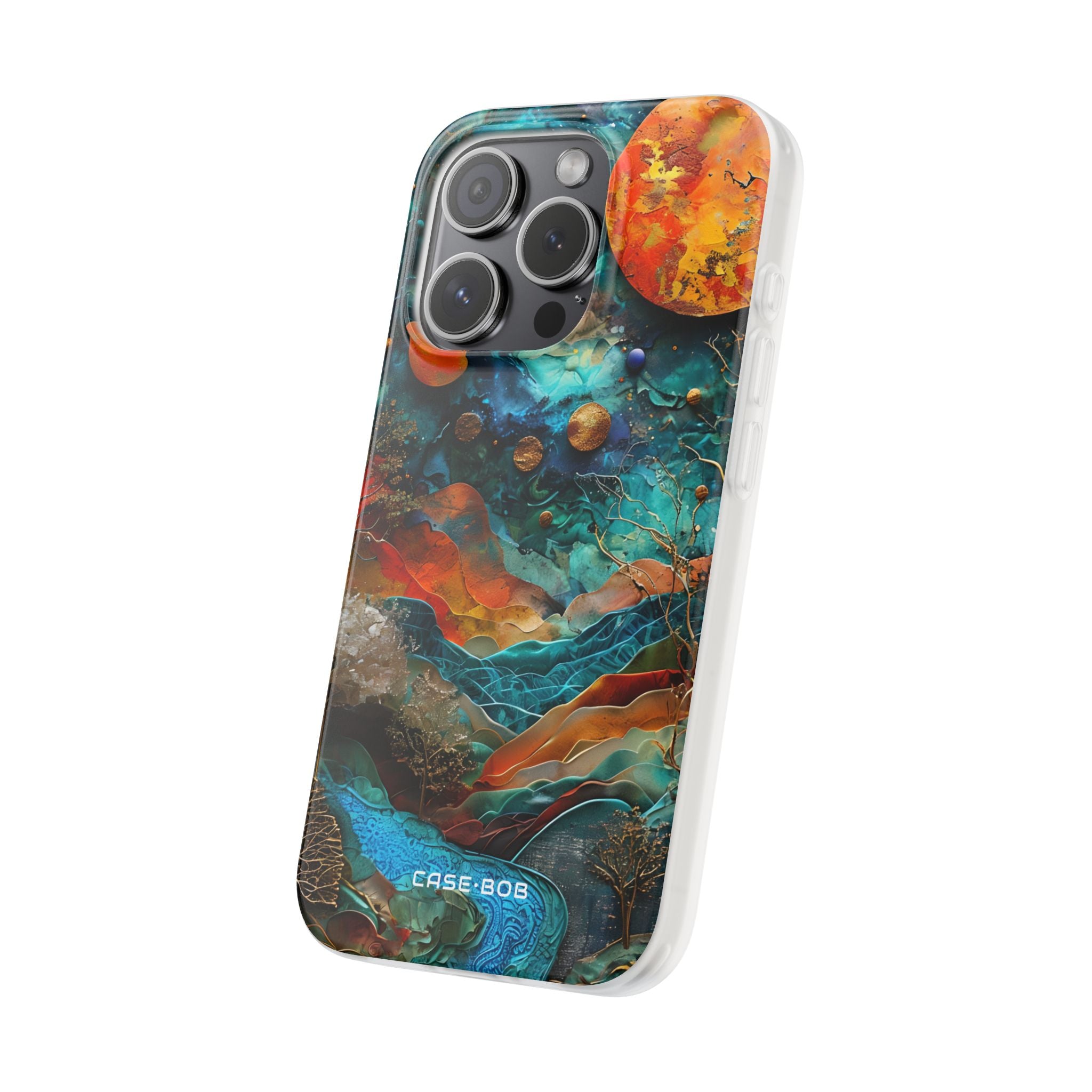 Celestial Ember iPhone 15 Pro Case - Soft