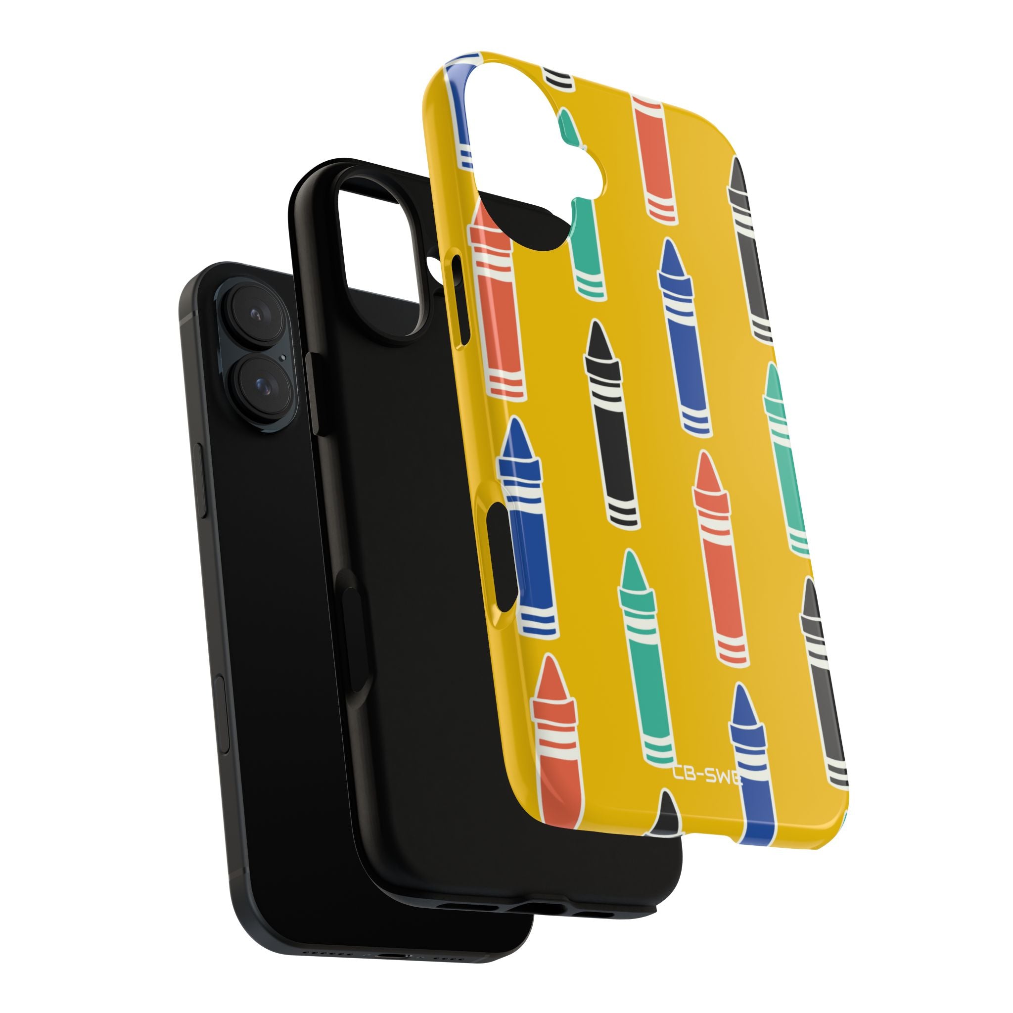 Crayons Dance Joyfully - iPhone Case