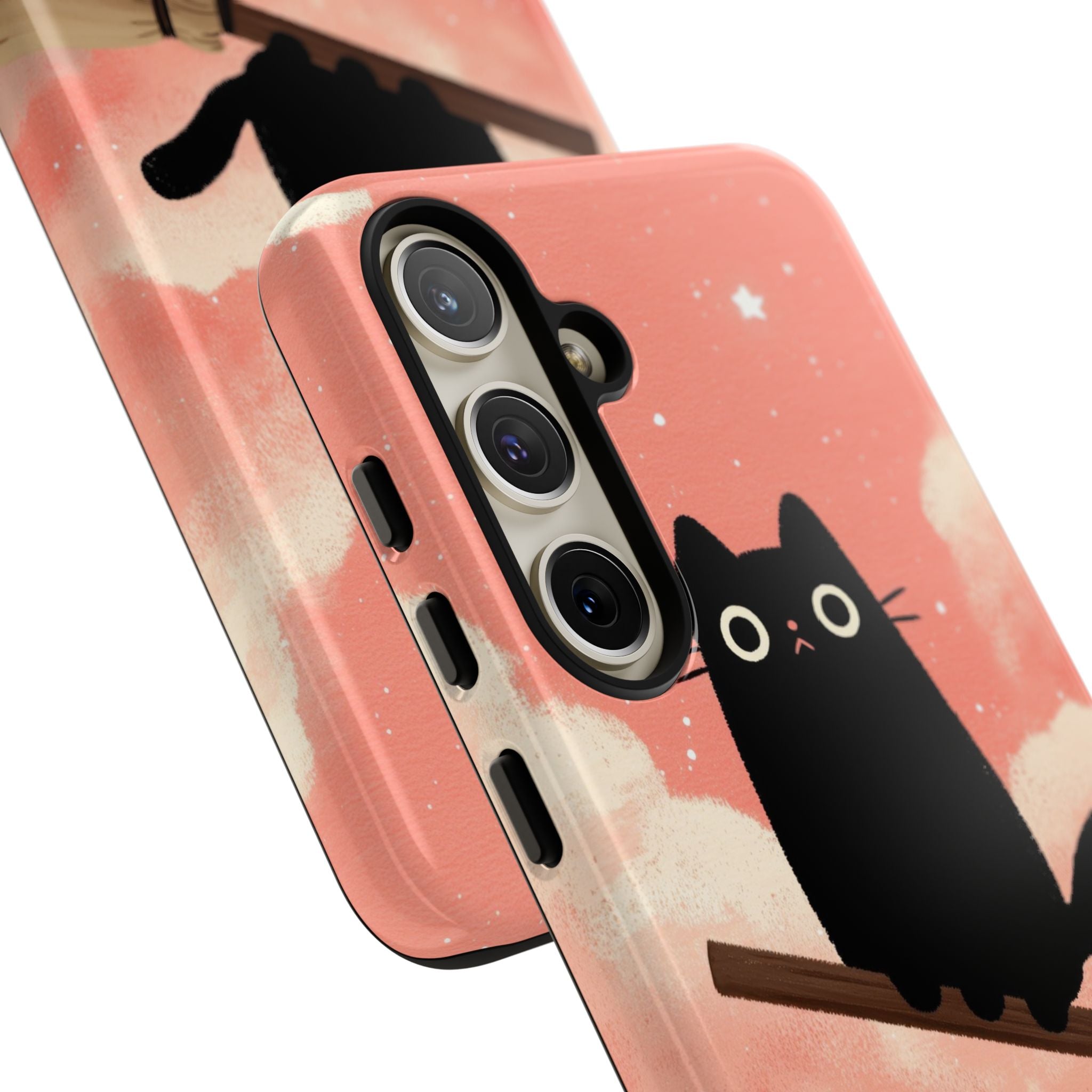 Cat Rides Broom - Samsung Case