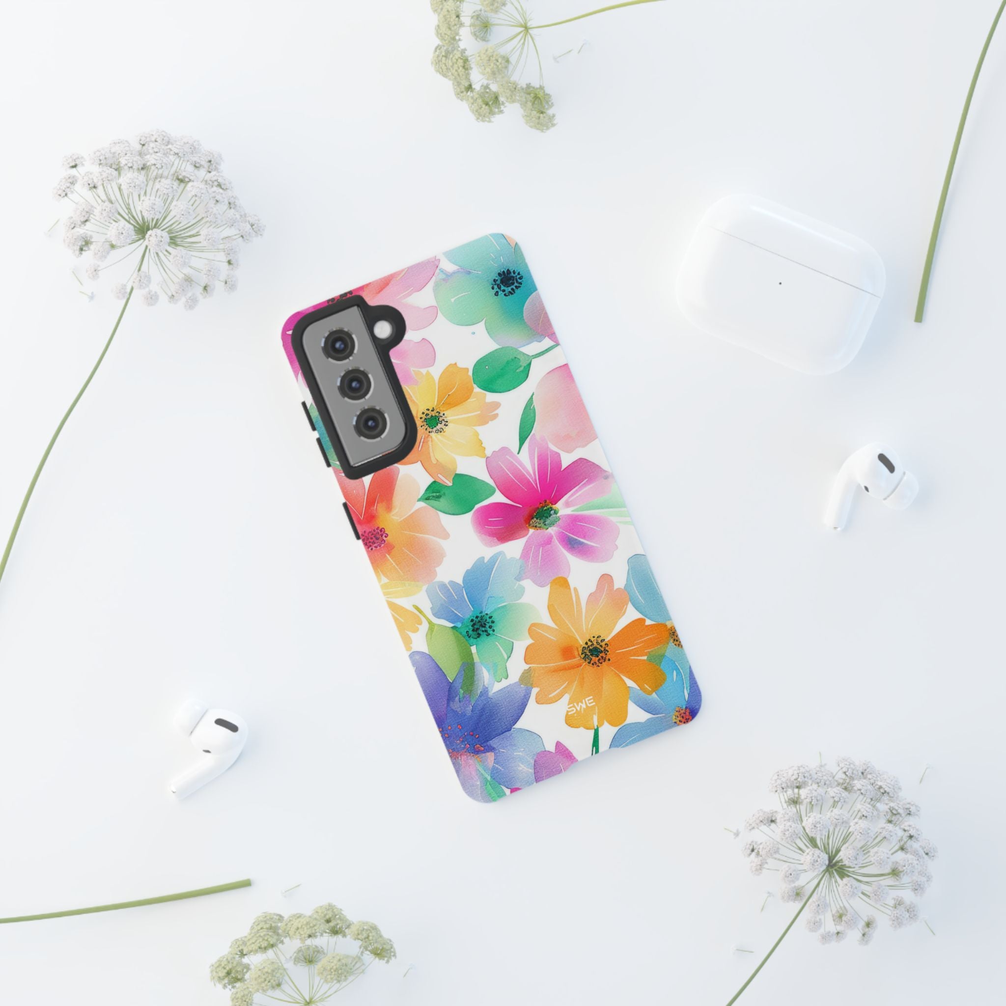 Vibrant Floral Impression - Samsung Case