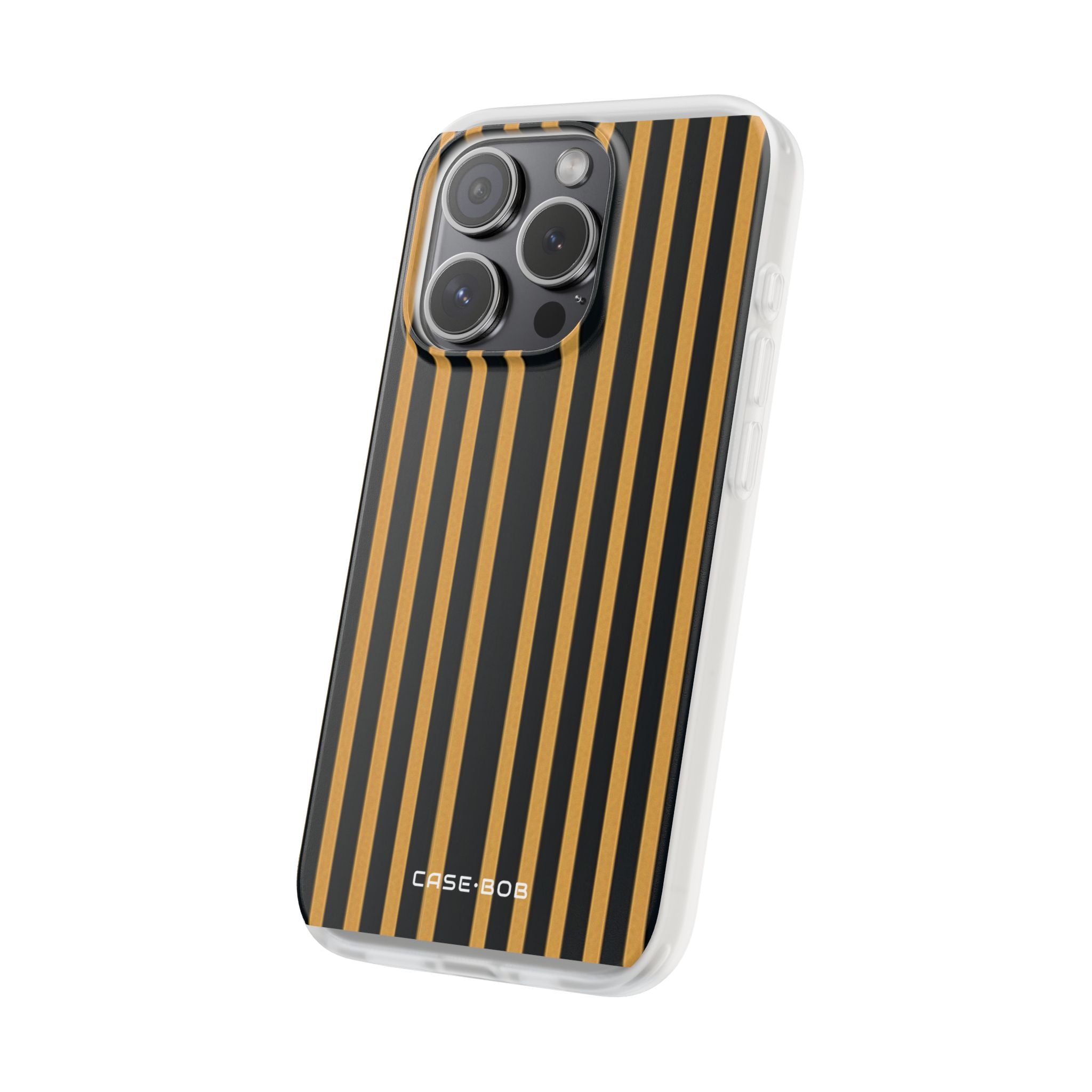 Golden Stripes iPhone 15 Pro Case - Soft