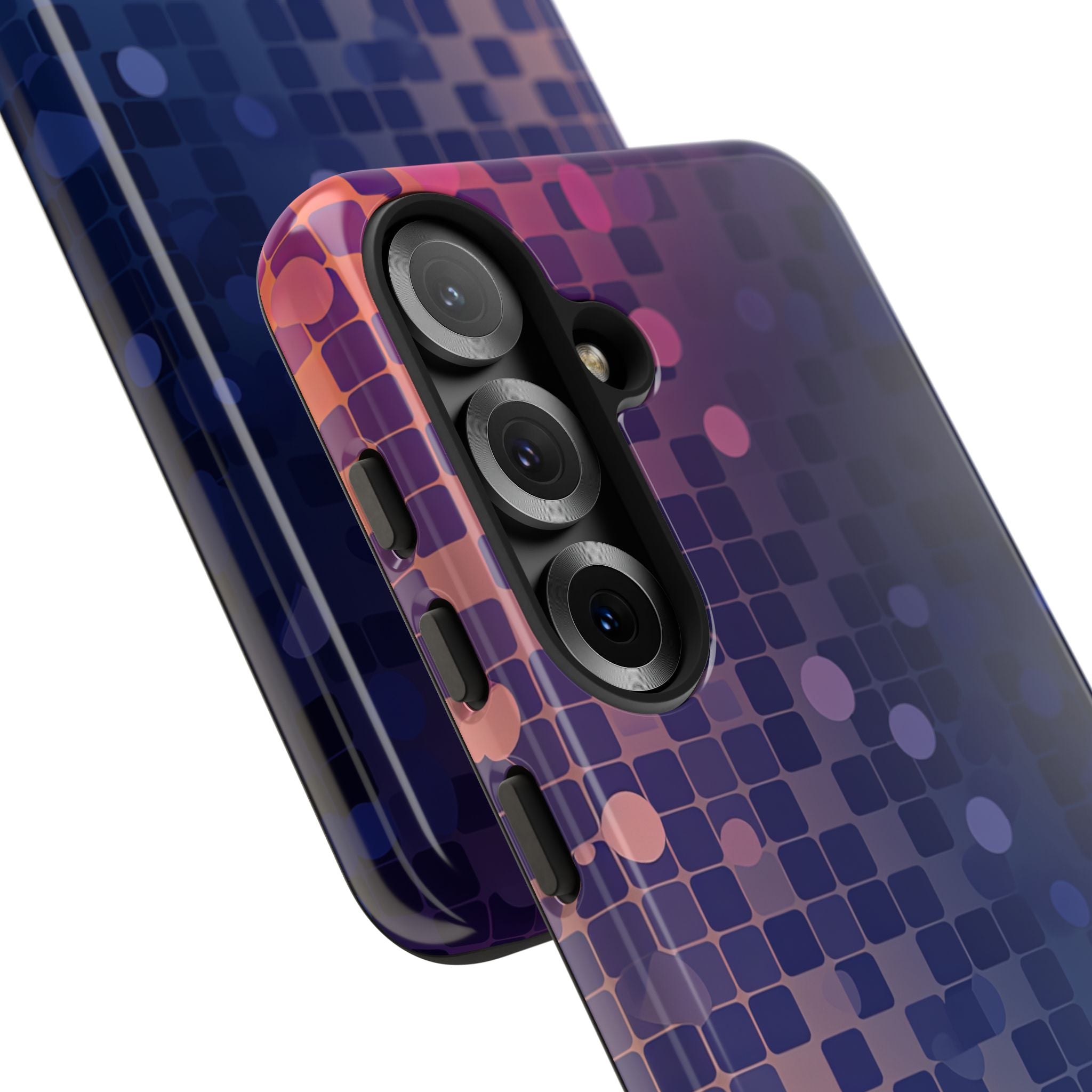 Levendige Pixel Bloom Samsung S25 - Tough