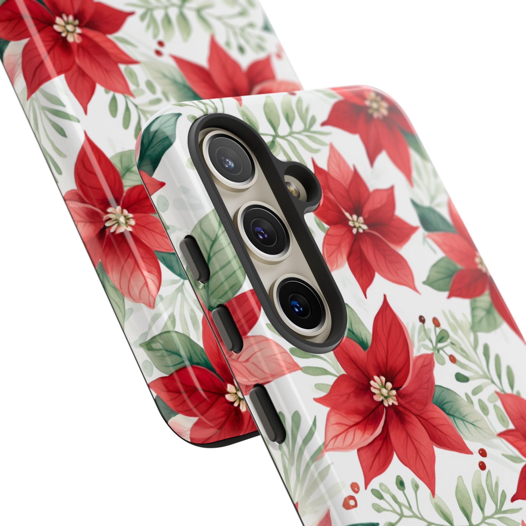 Poinsettias Bloom Bright - Samsung Case