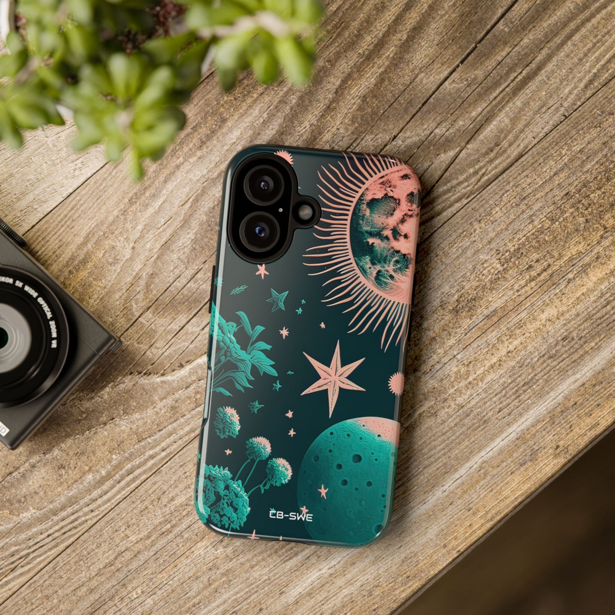 Celestial Botanical Night - iPhone Case