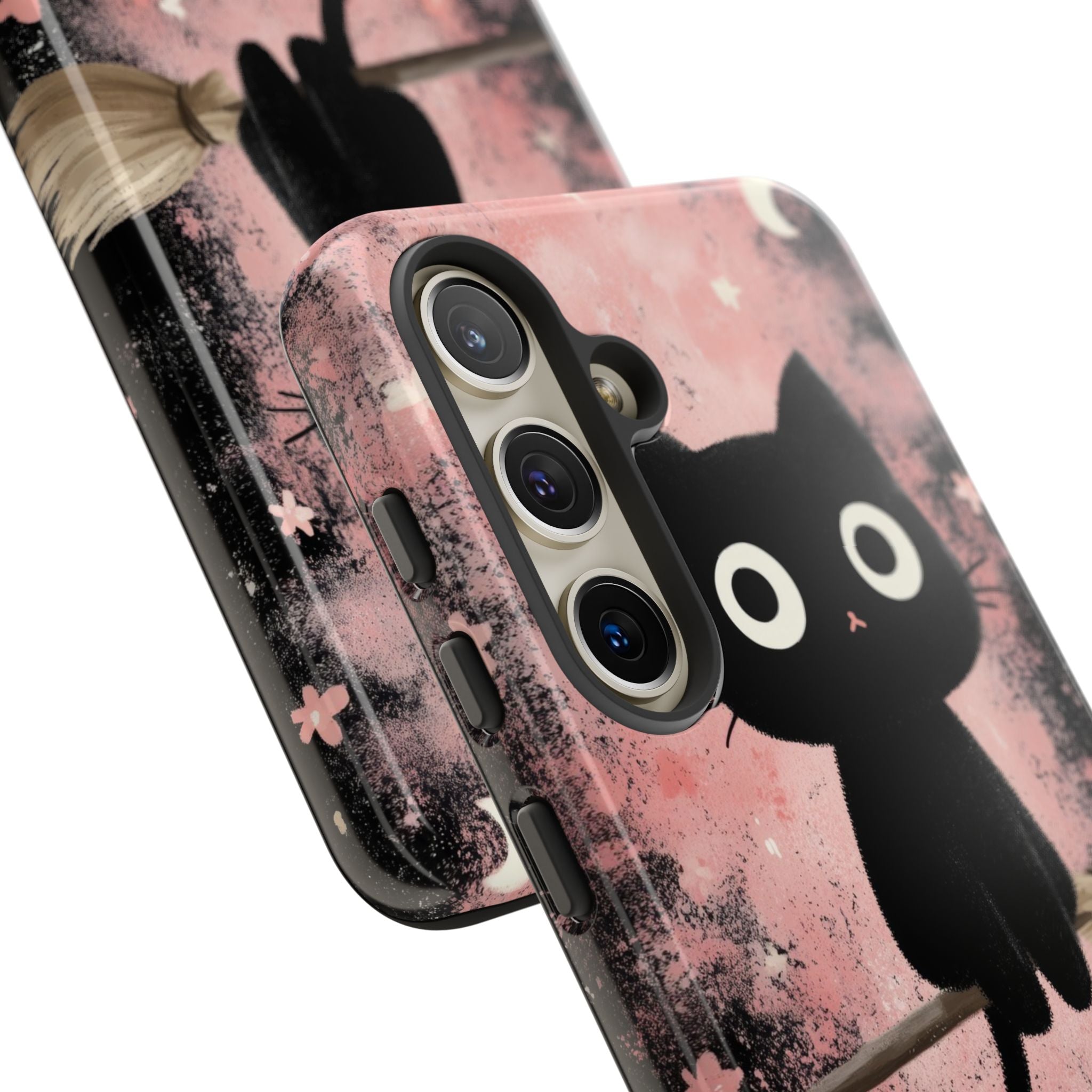 Whimsical Cat Soars - Samsung Case