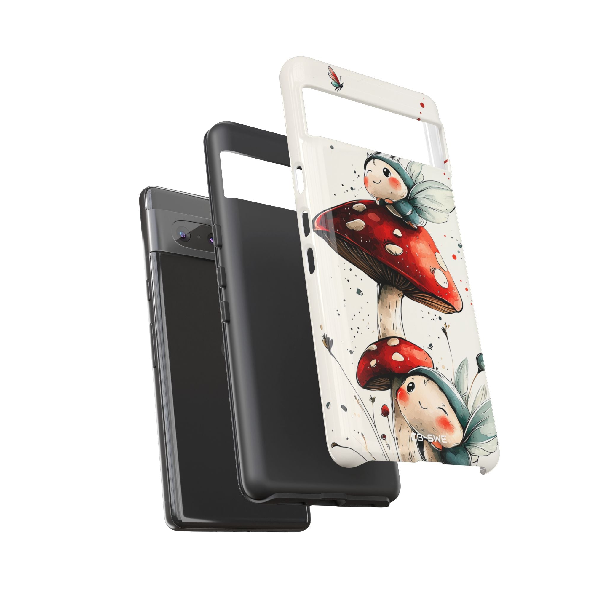 Mushrooms Entertain Fairies - Google Pixel Case