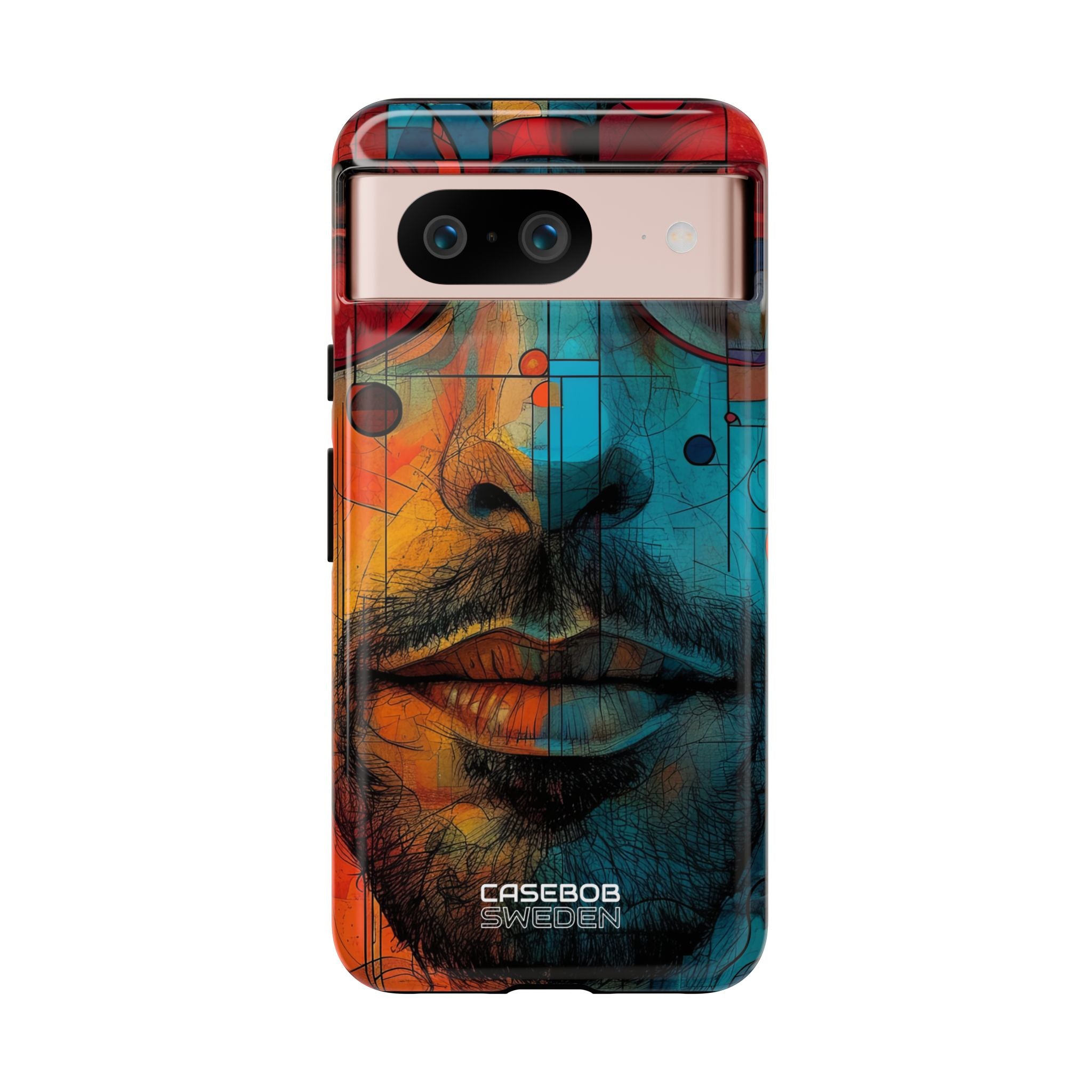 Cubist Glasses Face Google Pixel 8 - Tough