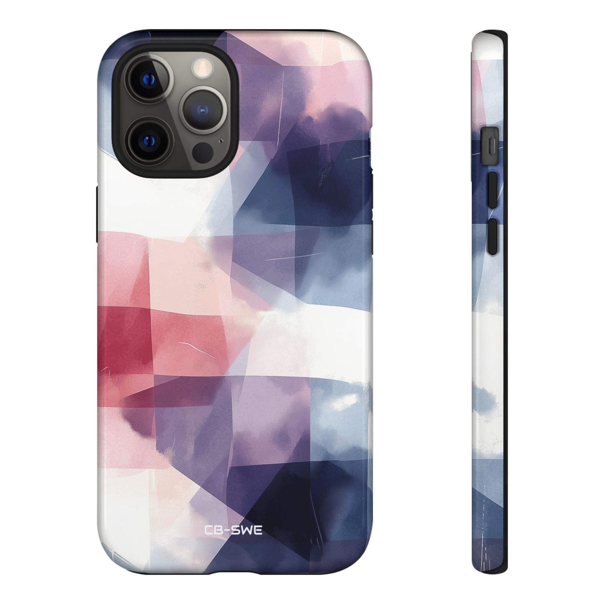 Fluid Shapes Merge - iPhone Case