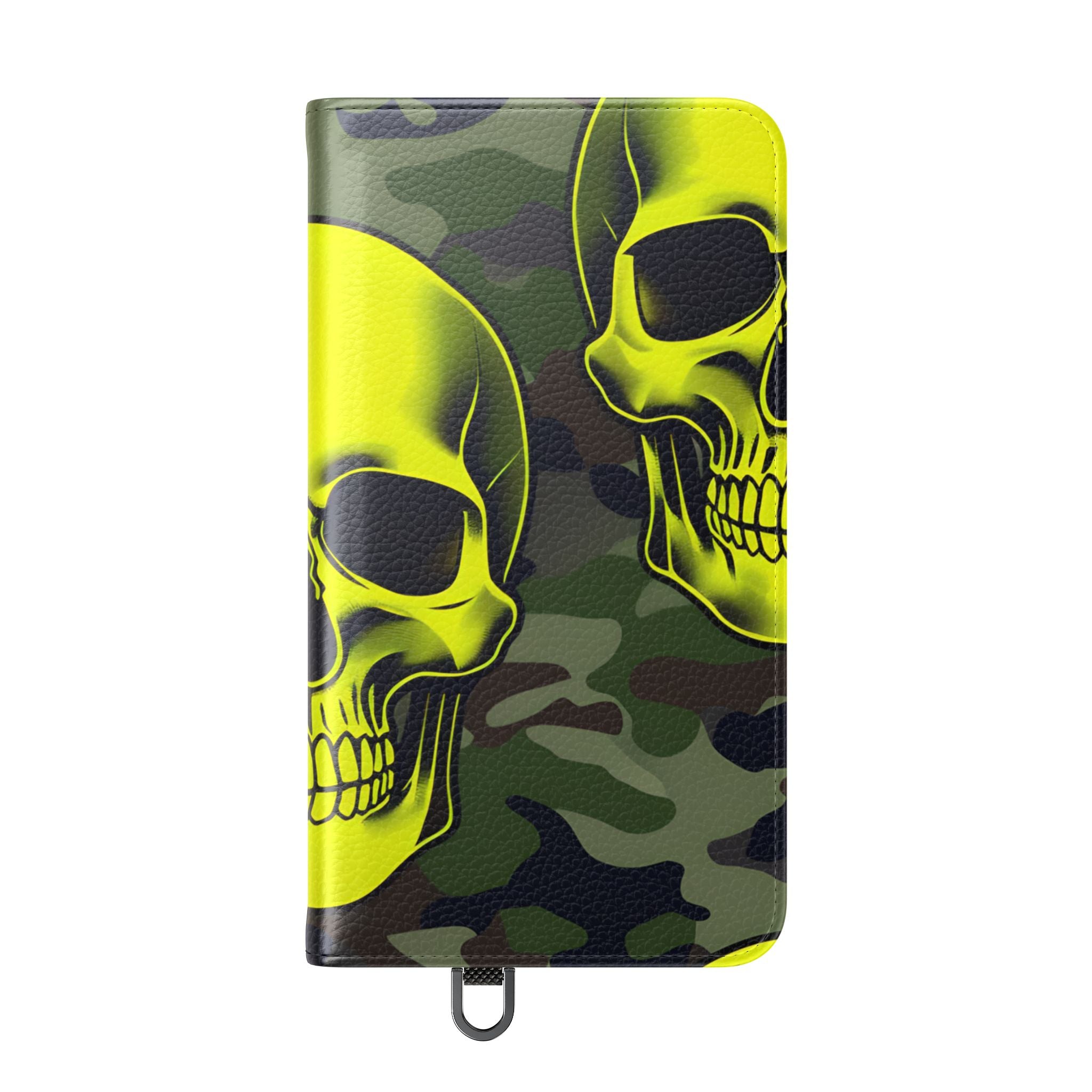 Neon Skull Camo - Samsung S24 Case - Wallet