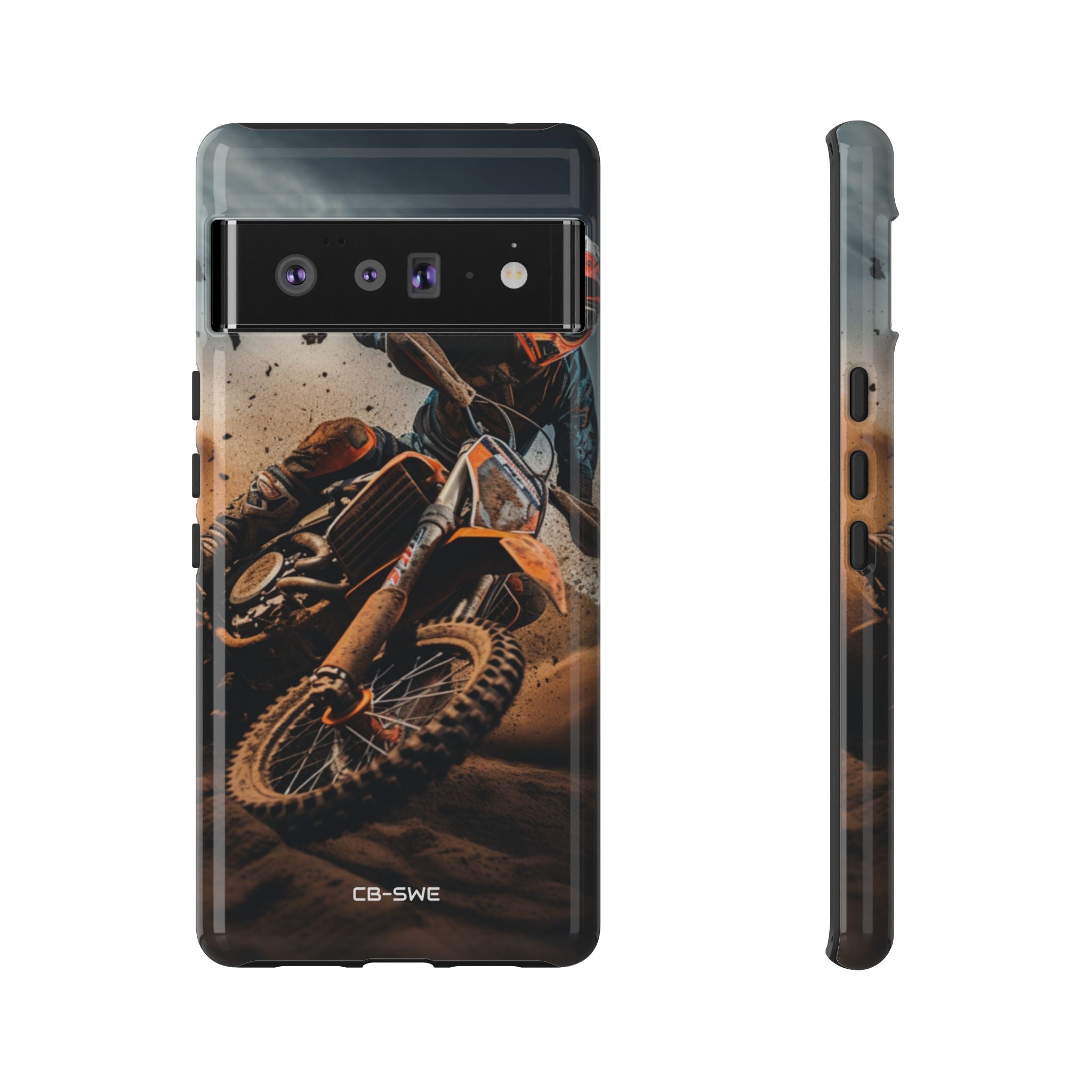 Rider Amidst Desert Fury - Google Pixel Case