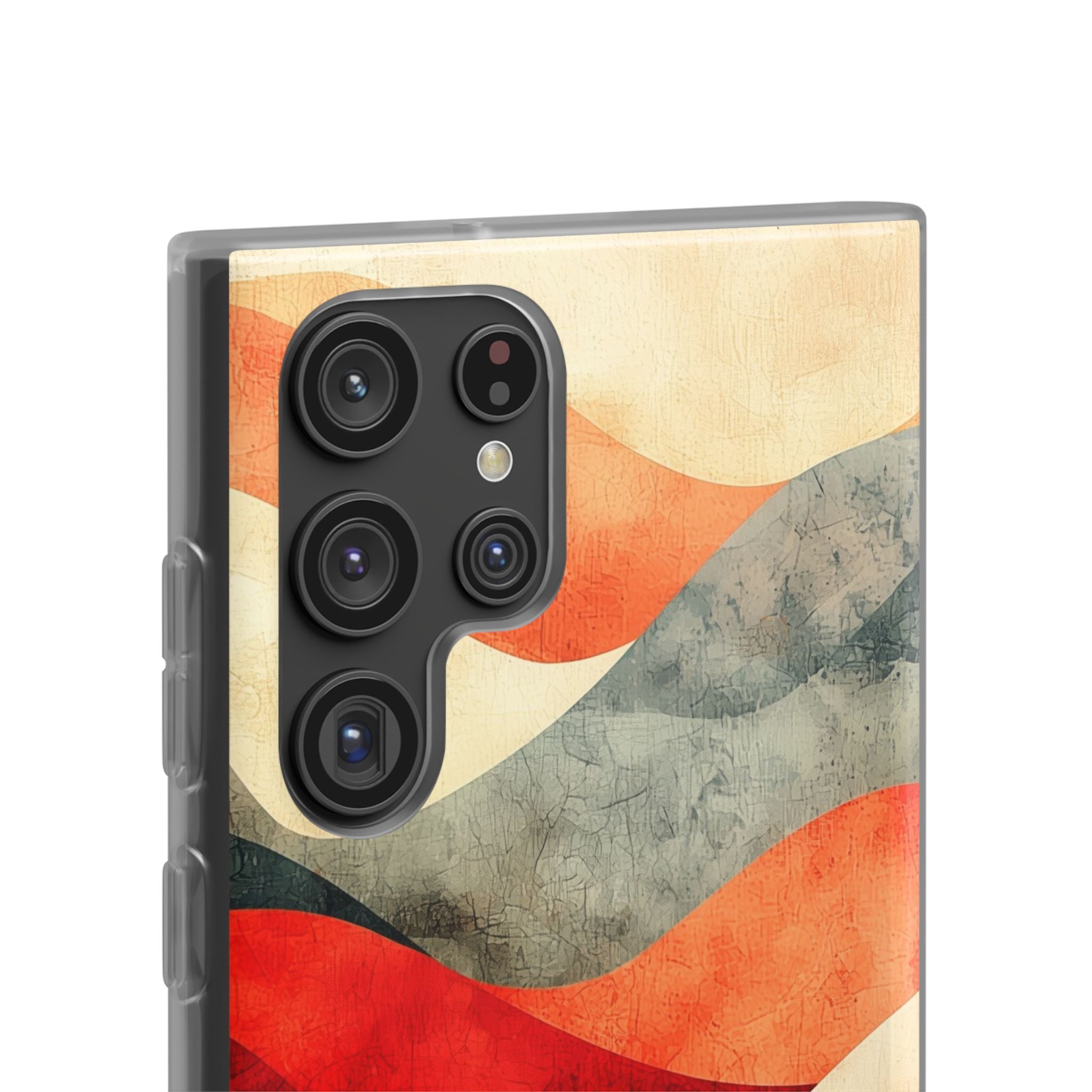 Cracked Wave Sunset Samsung S22 Ultra Case - Soft