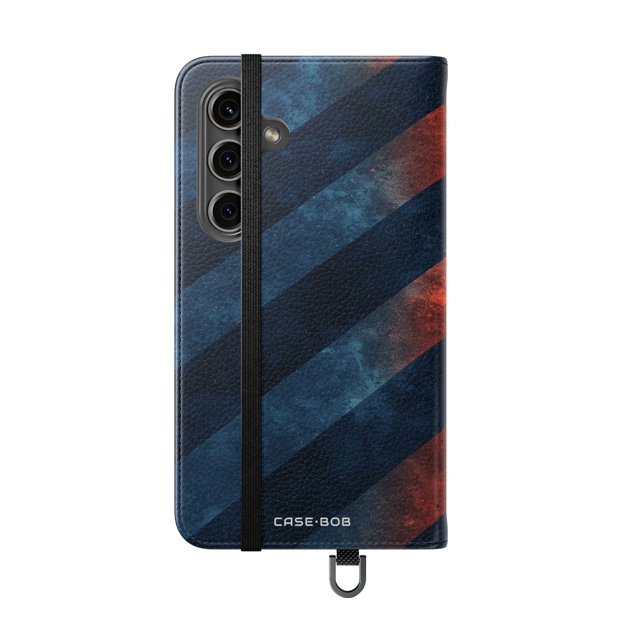 Diagonal Stripes Blaze - Samsung S24 Case - Wallet