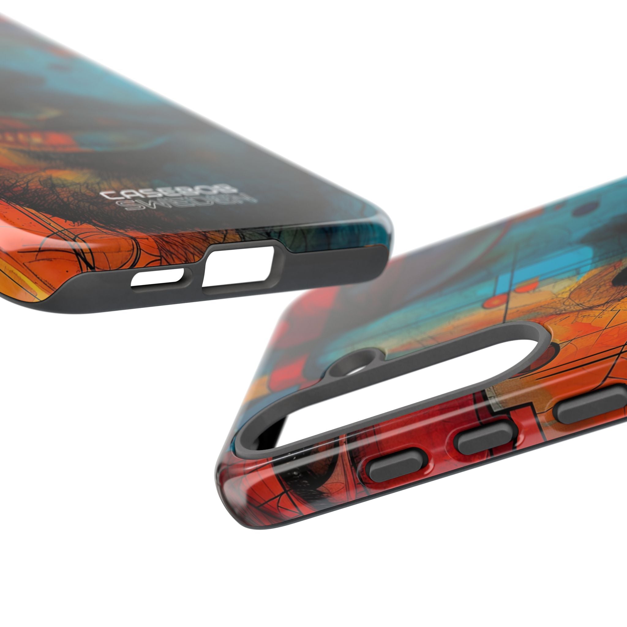Cubistische Brillen Gezicht Samsung S25 - Tough