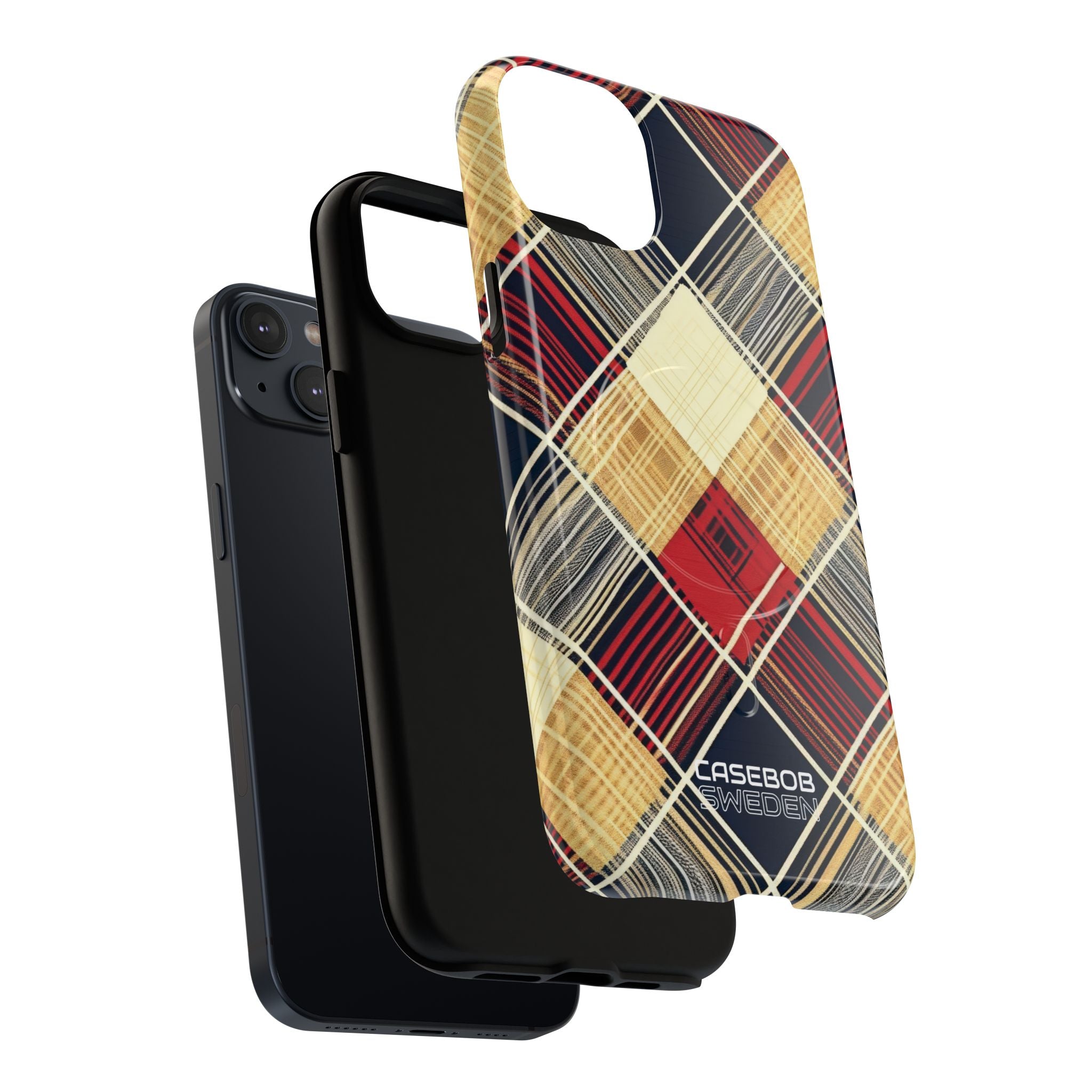 Plaid Diamond Tapestry iPhone 14 - Tough+