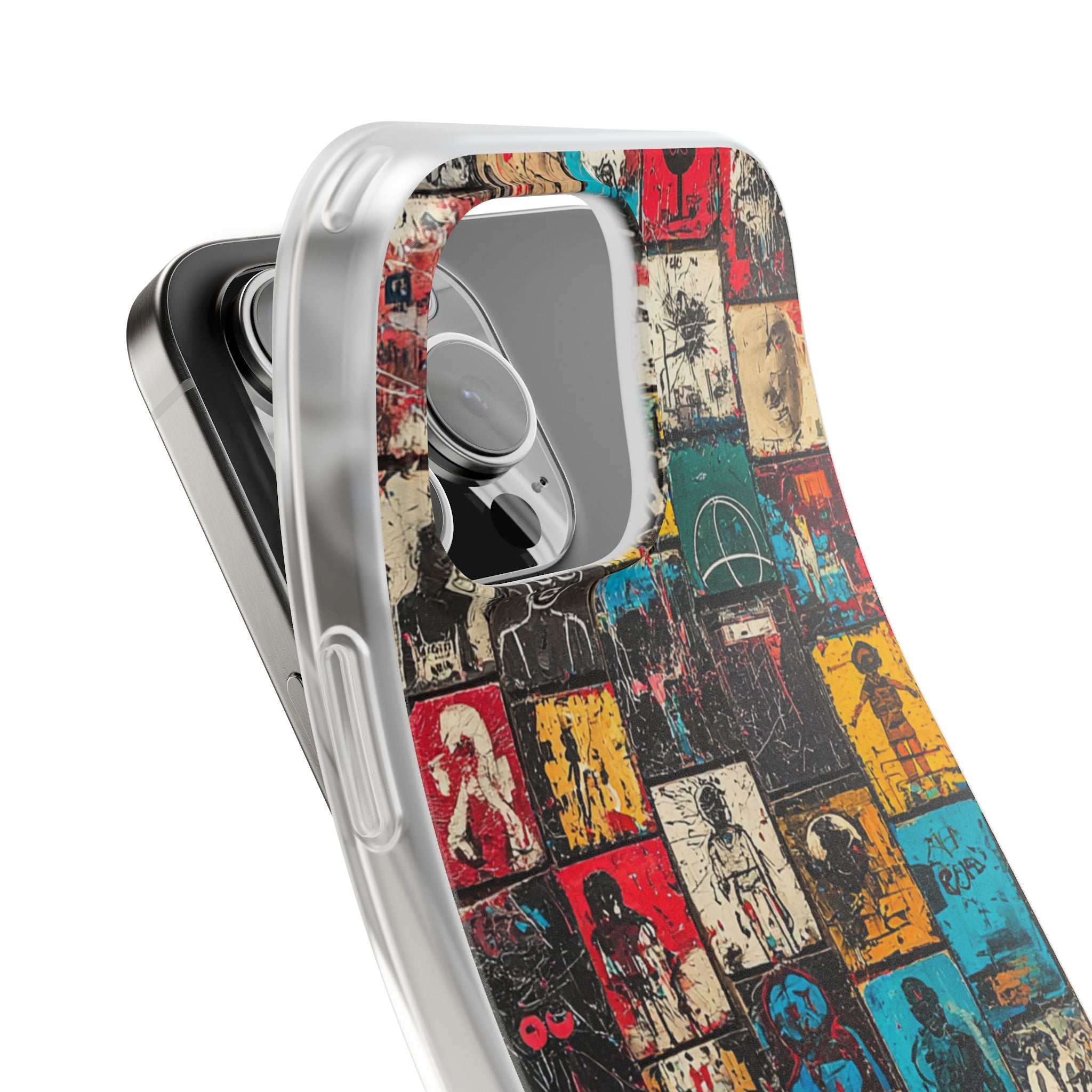 Figured Grid iPhone 16 Pro Max Case - Soft