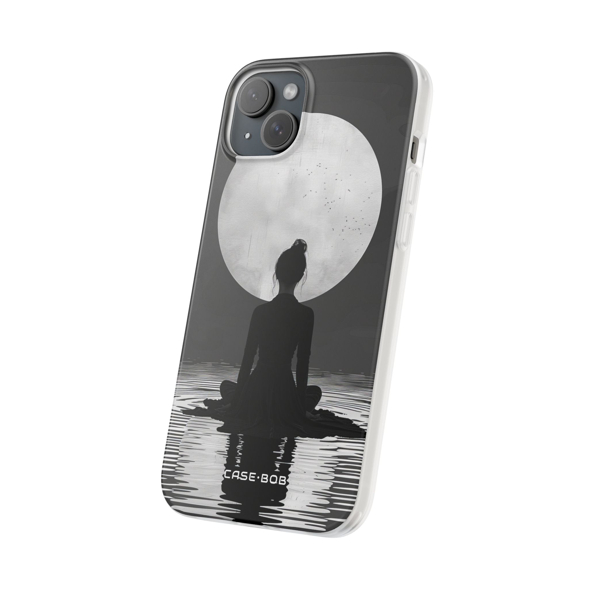 Silhouette Moonlight iPhone 15 Plus Case - Soft