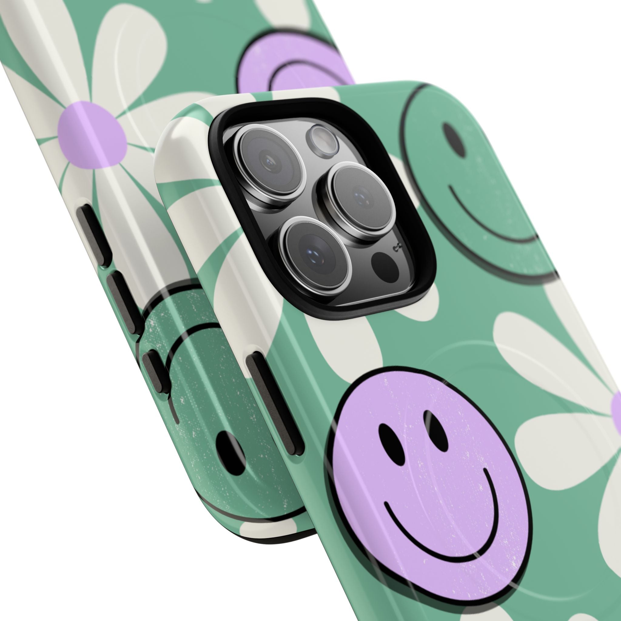 Smiley Daisy Glow iPhone 16 Pro Max Case - Tough+