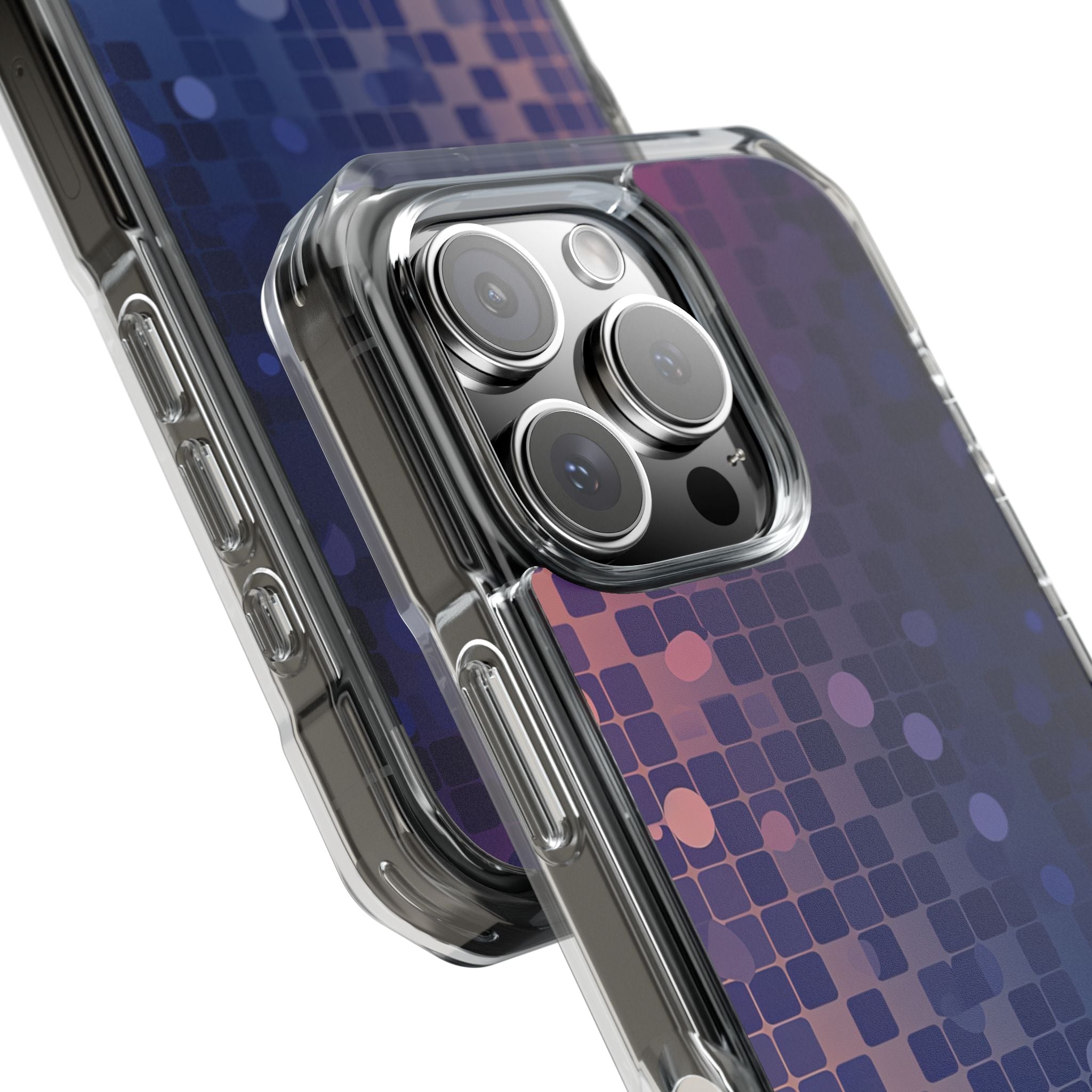 Vibrant Pixel Bloom iPhone 16 - Impact Clear+