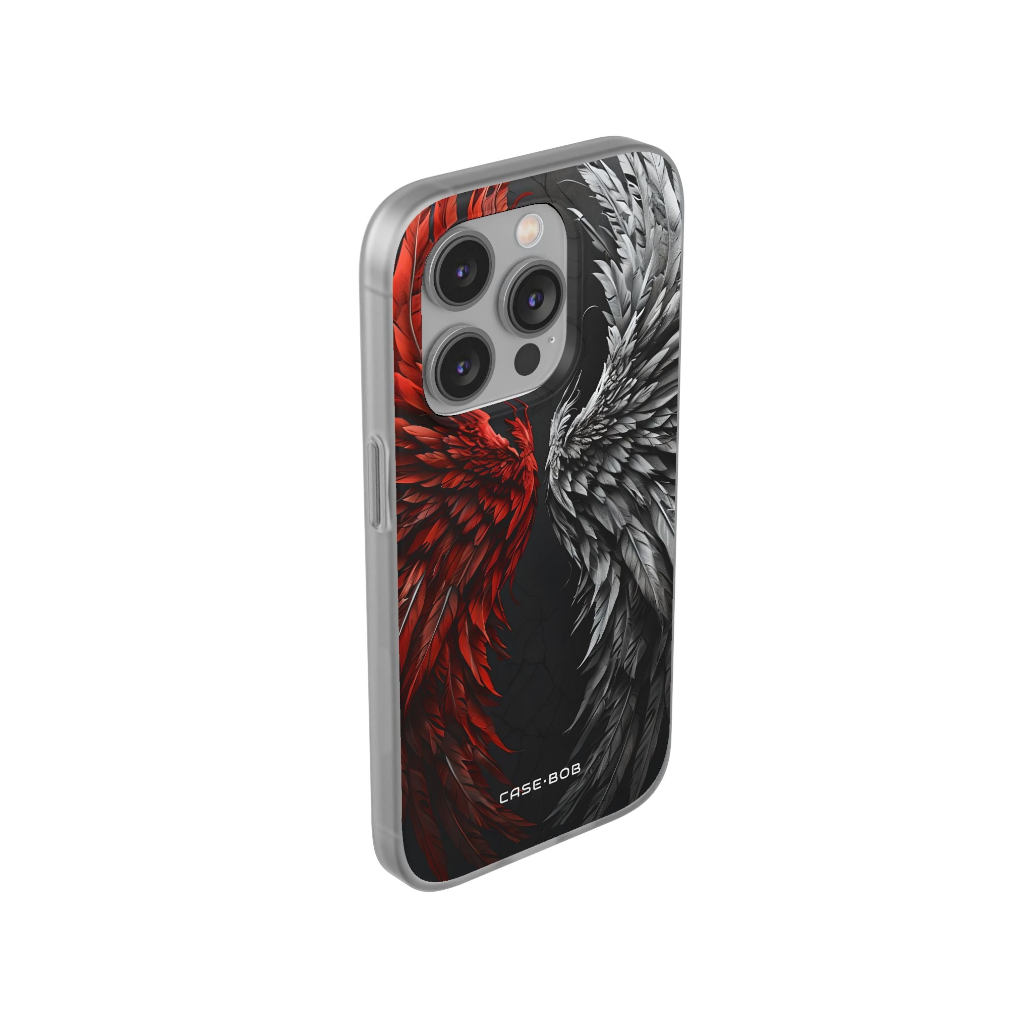 Crimson White Wings iPhone 14 Pro Case - Soft