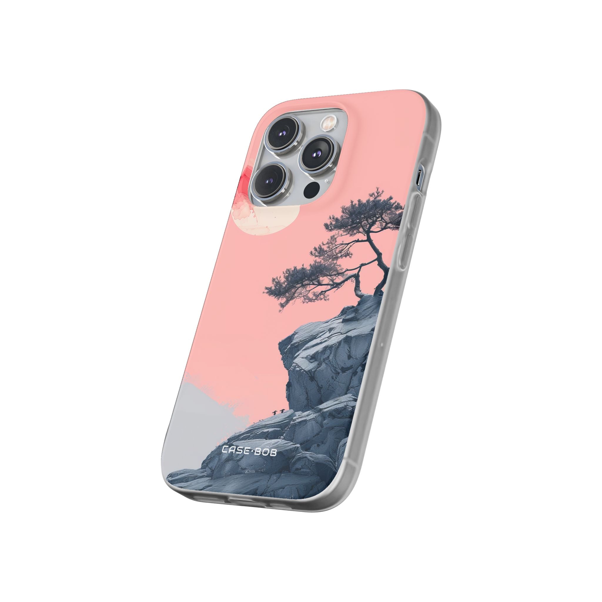 Crimson Moon Tree iPhone 14 Pro Case - Soft