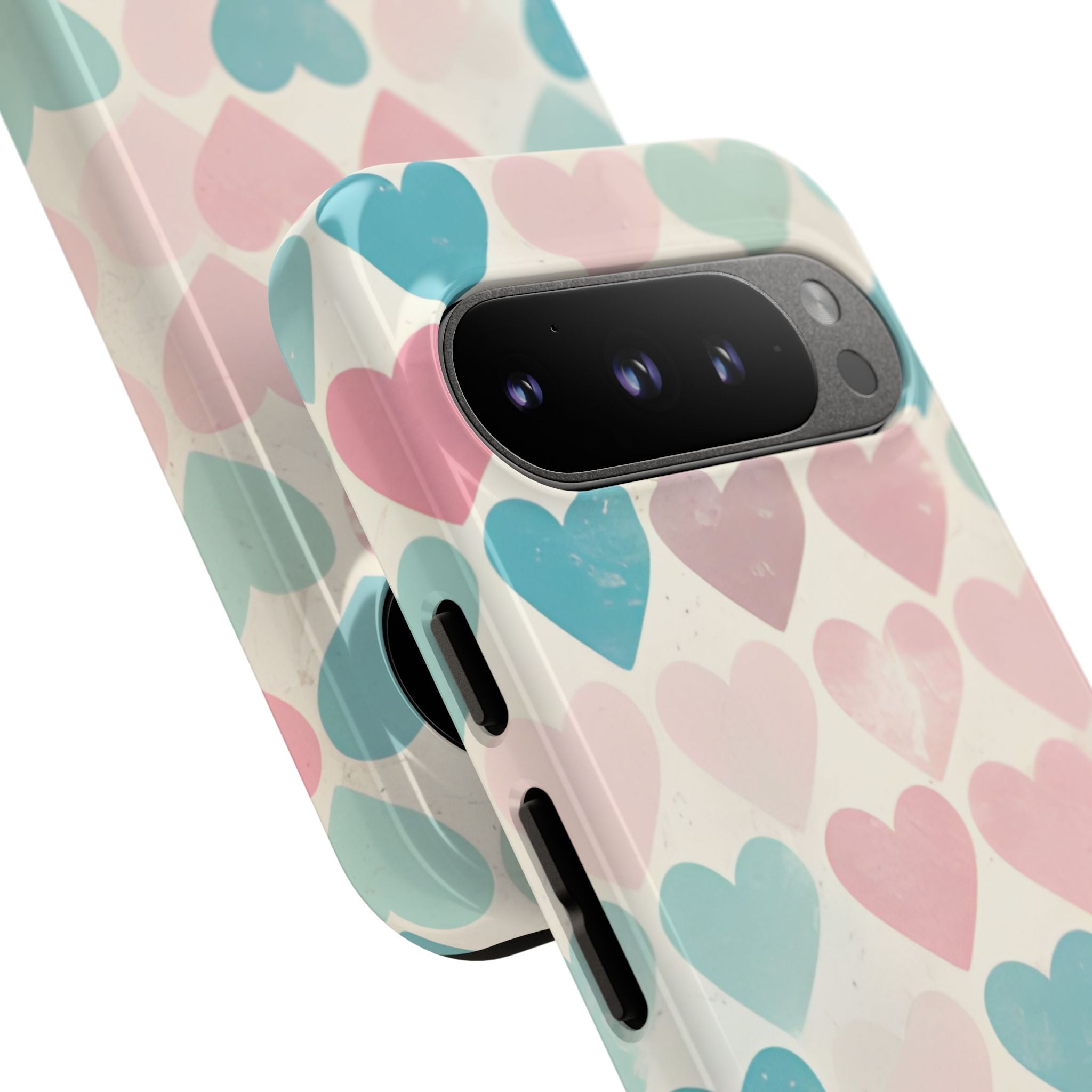 Retro Hearts Symmetry - Google Pixel Case