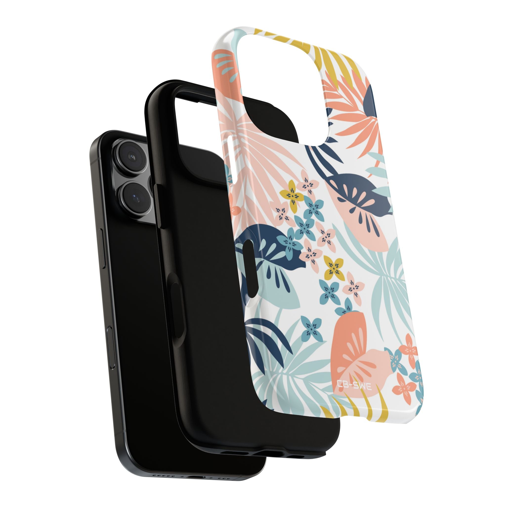 Tropical Foliage Blooms - iPhone Case