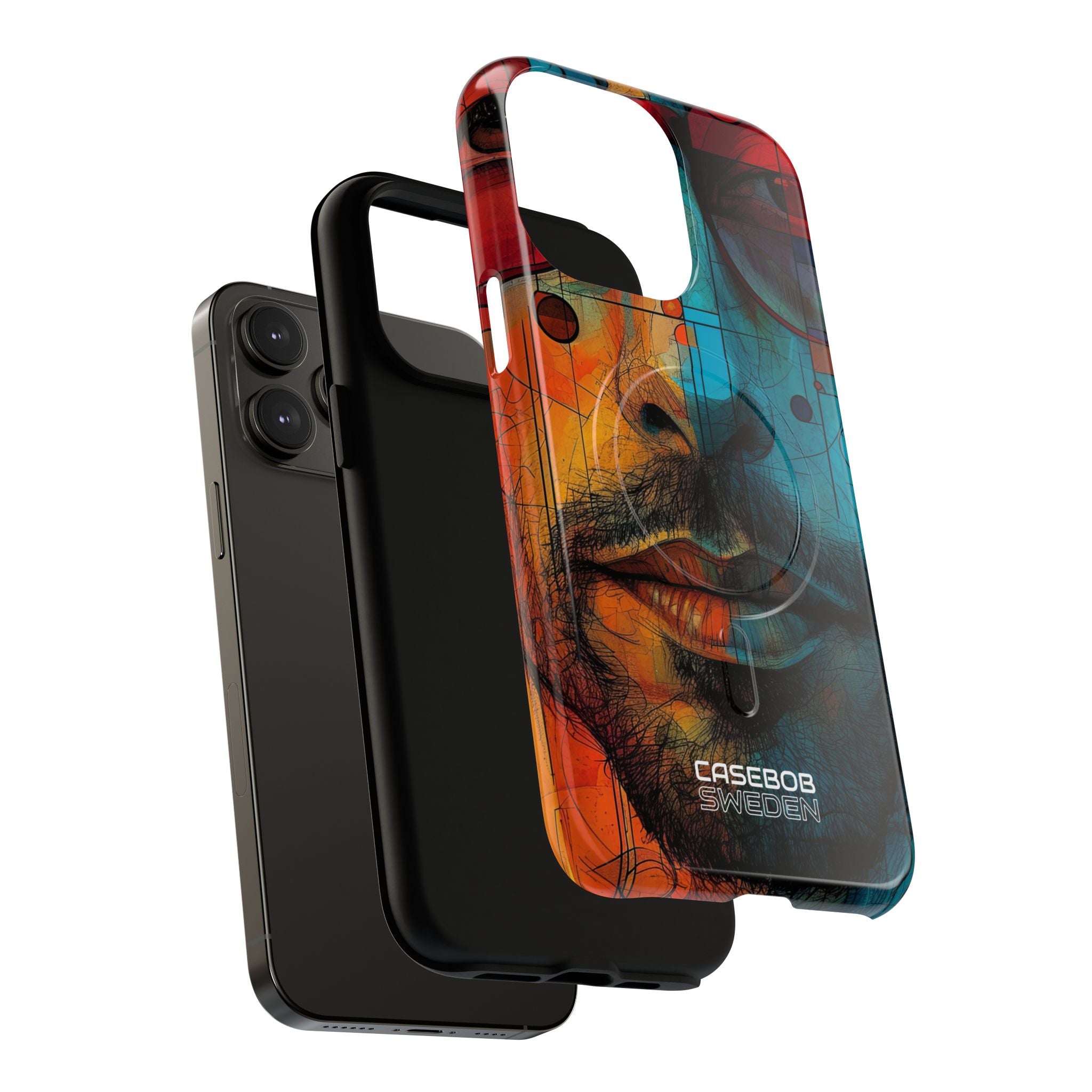 Cubist Glasses Face iPhone 14 - Tough+